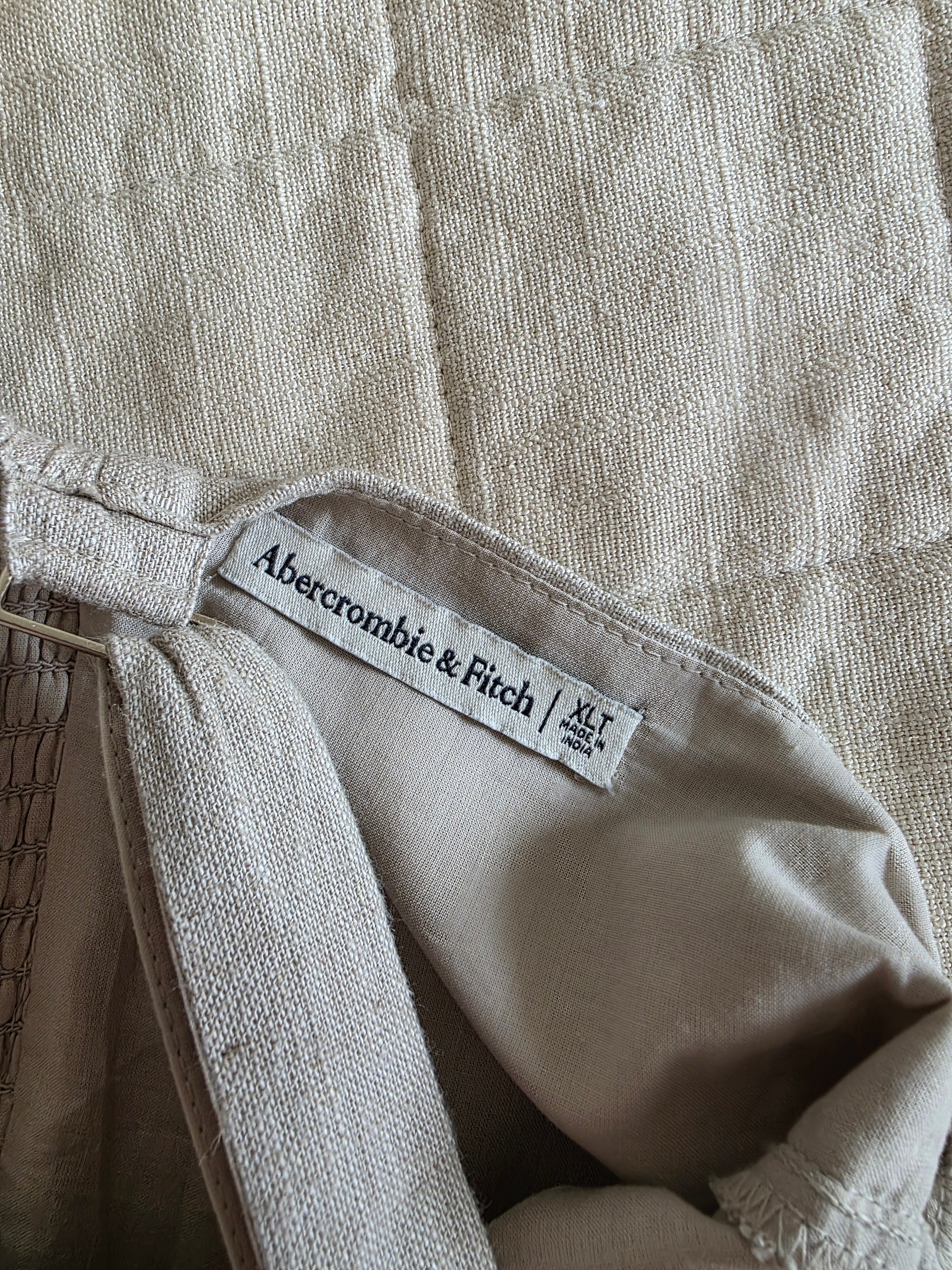 Abercrombie Linen Blend Maxi Dress (XLT)