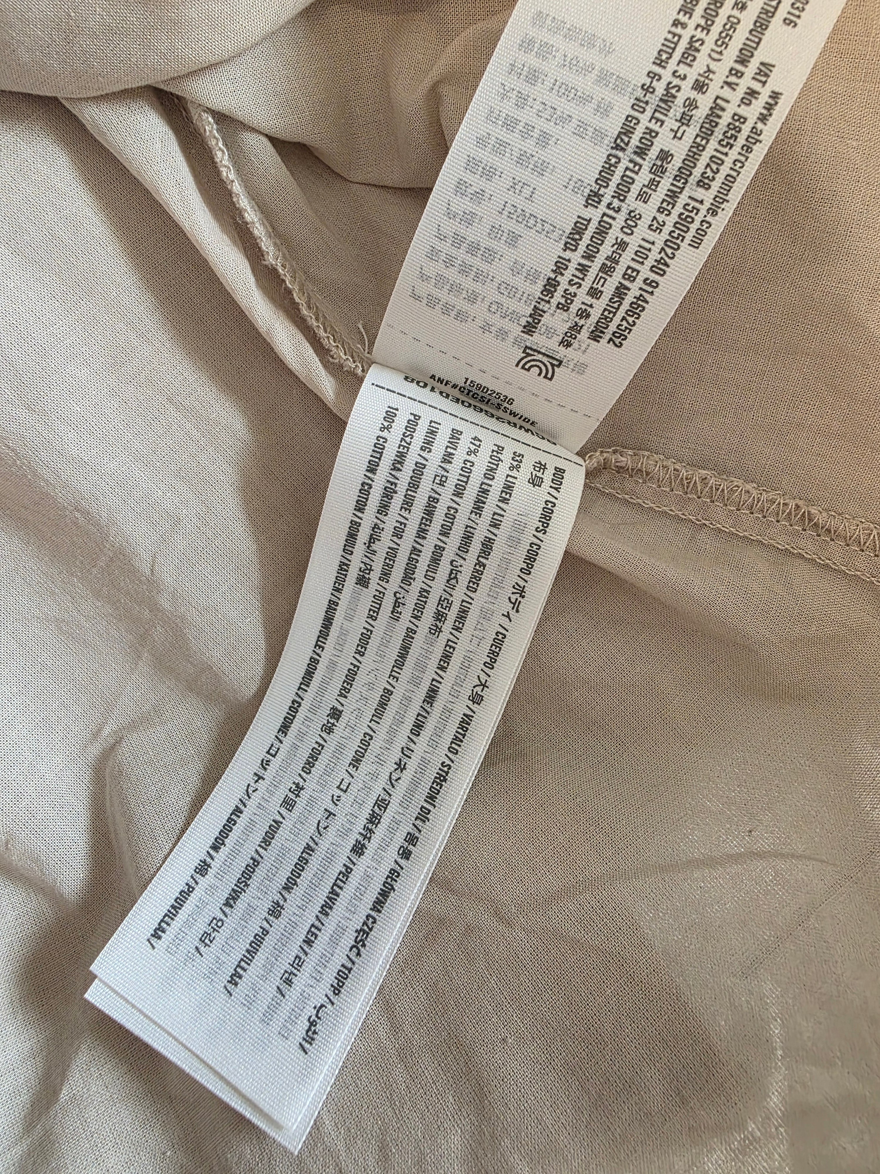 Abercrombie Linen Blend Maxi Dress (XLT)