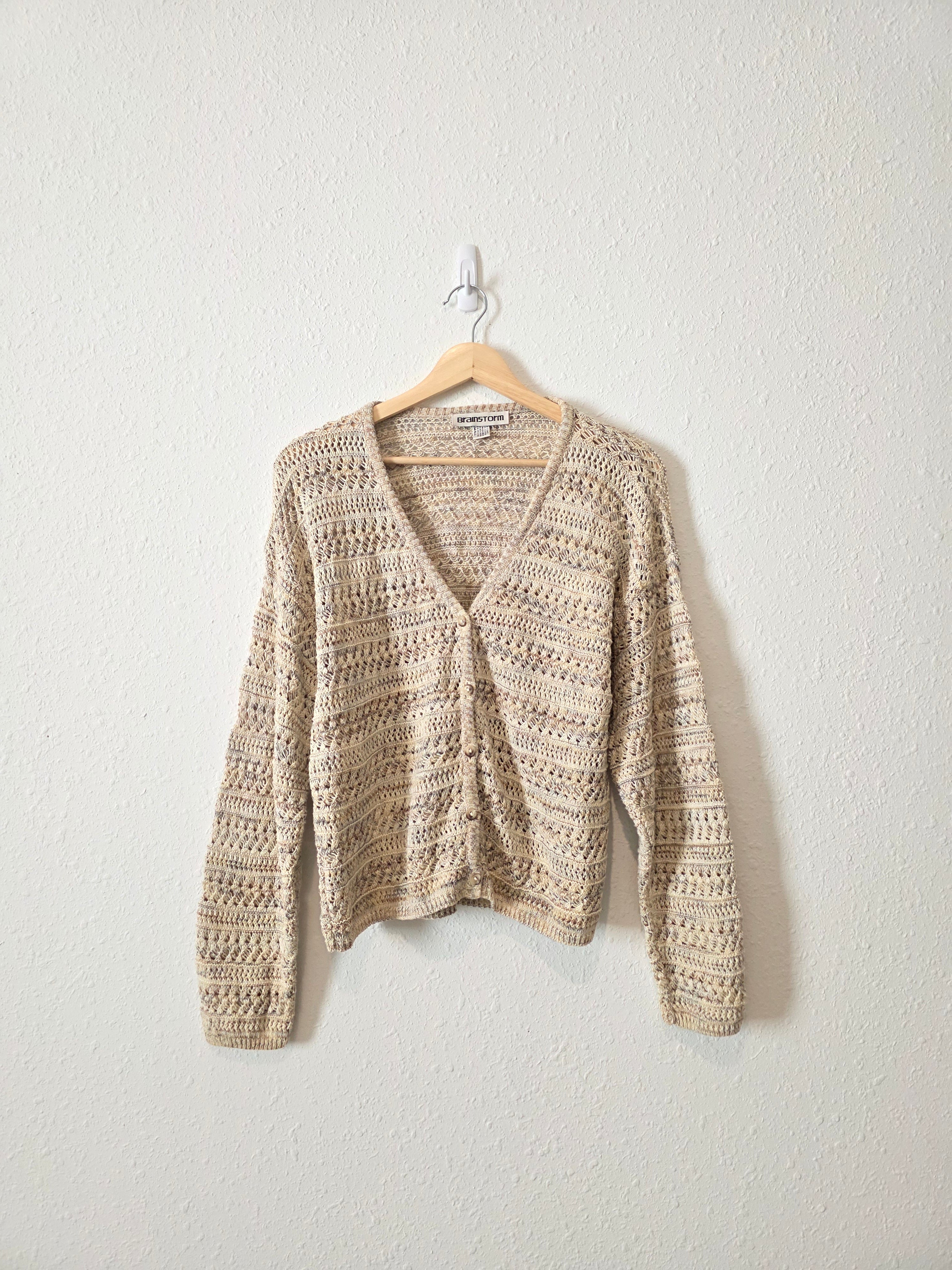 Vintage Cotton Knit Sweater (S)