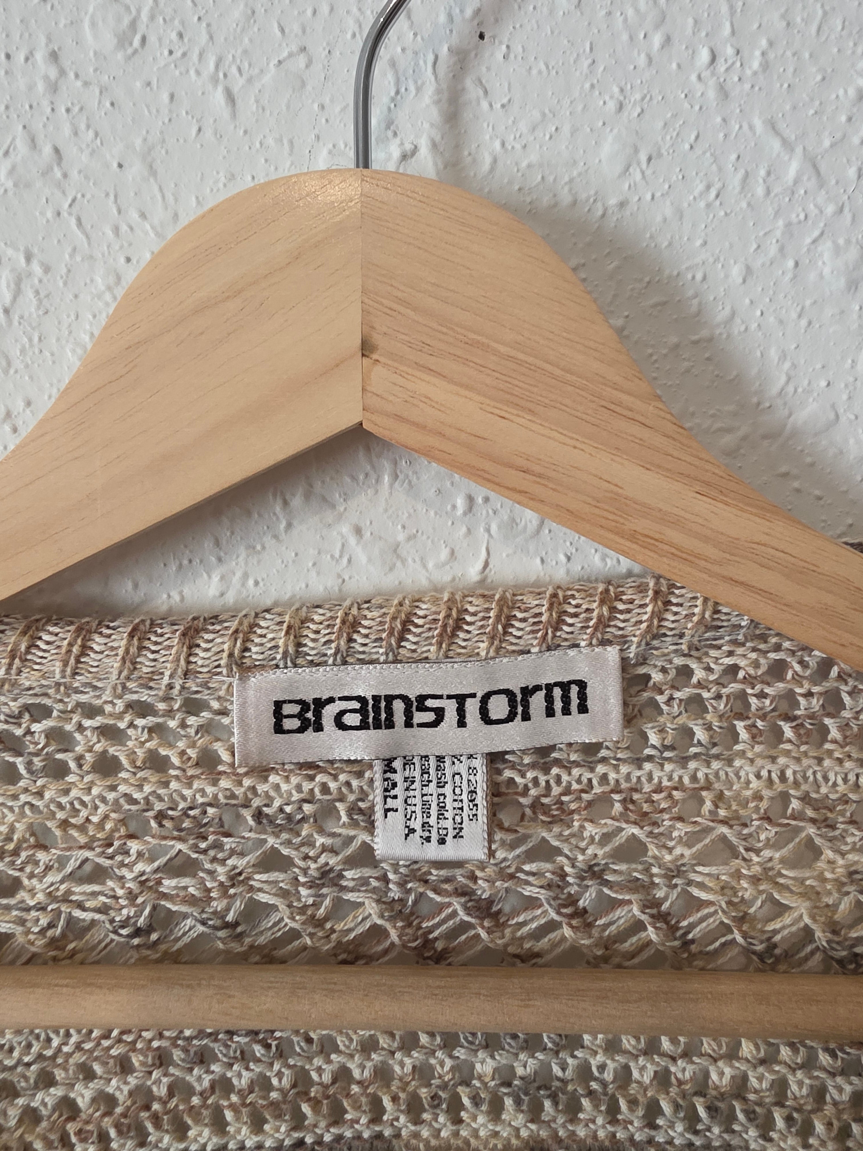 Vintage Cotton Knit Sweater (S)