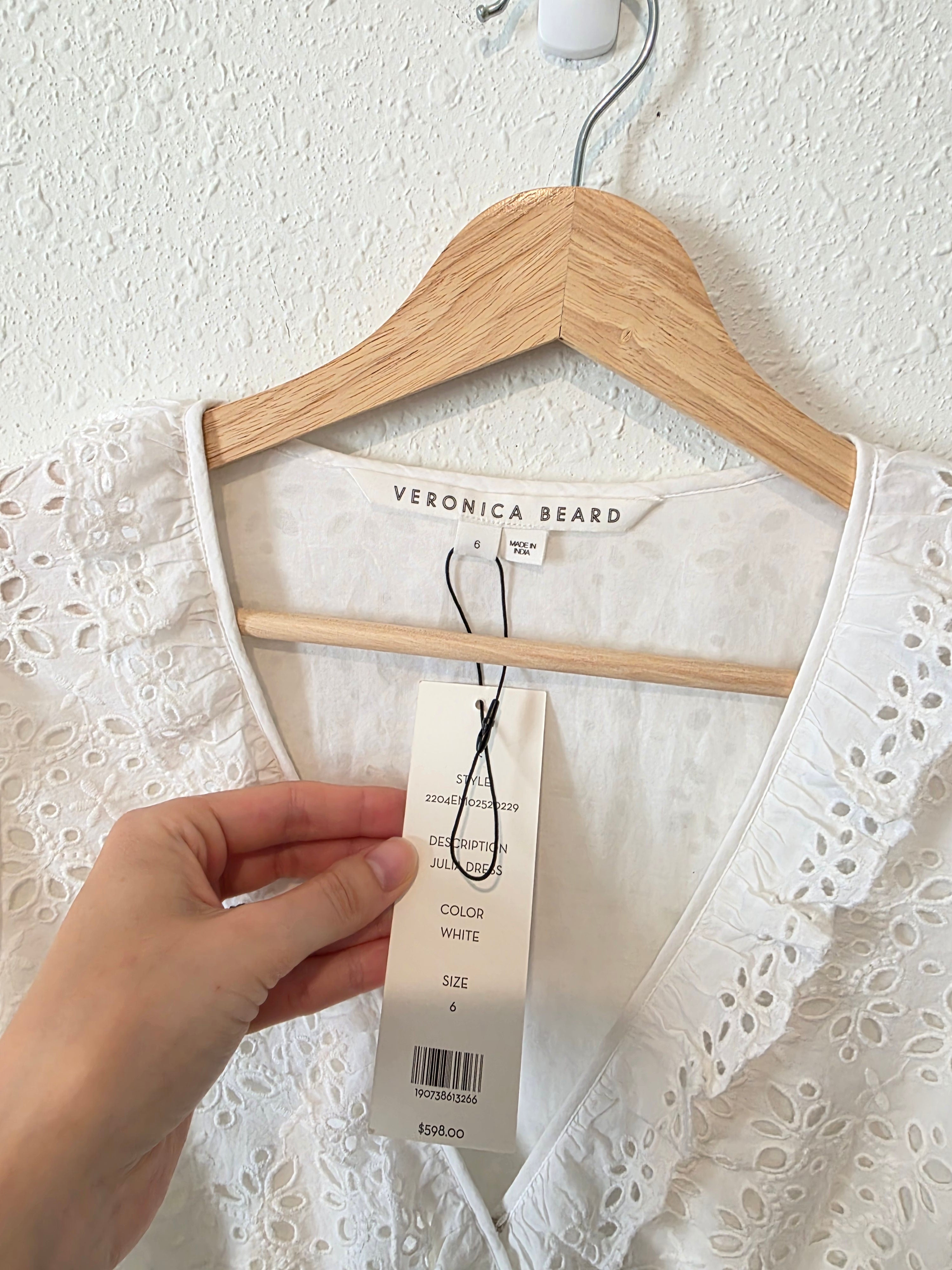 NEW Veronica Beard Eyelet Dress (6)