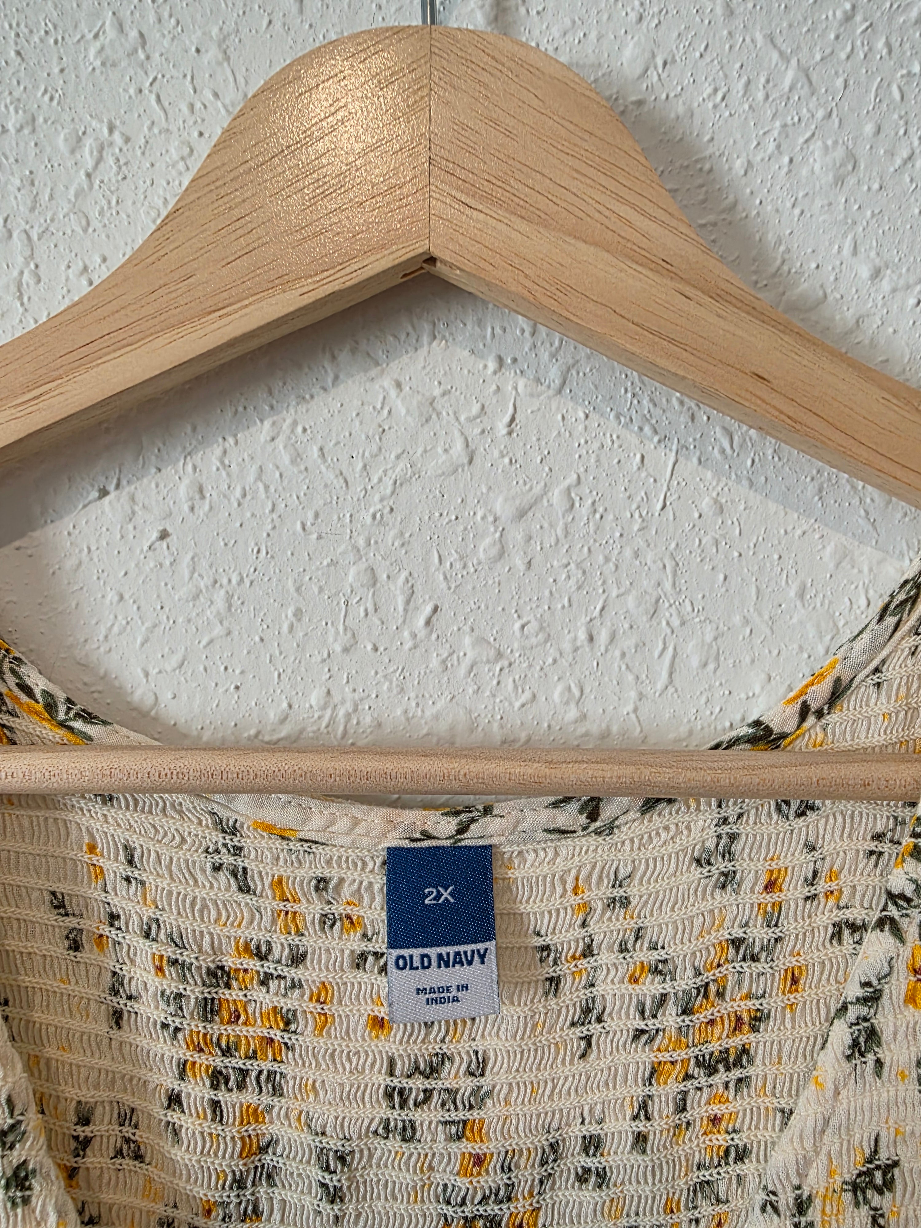 Floral Smocked Midi Dress (2X)