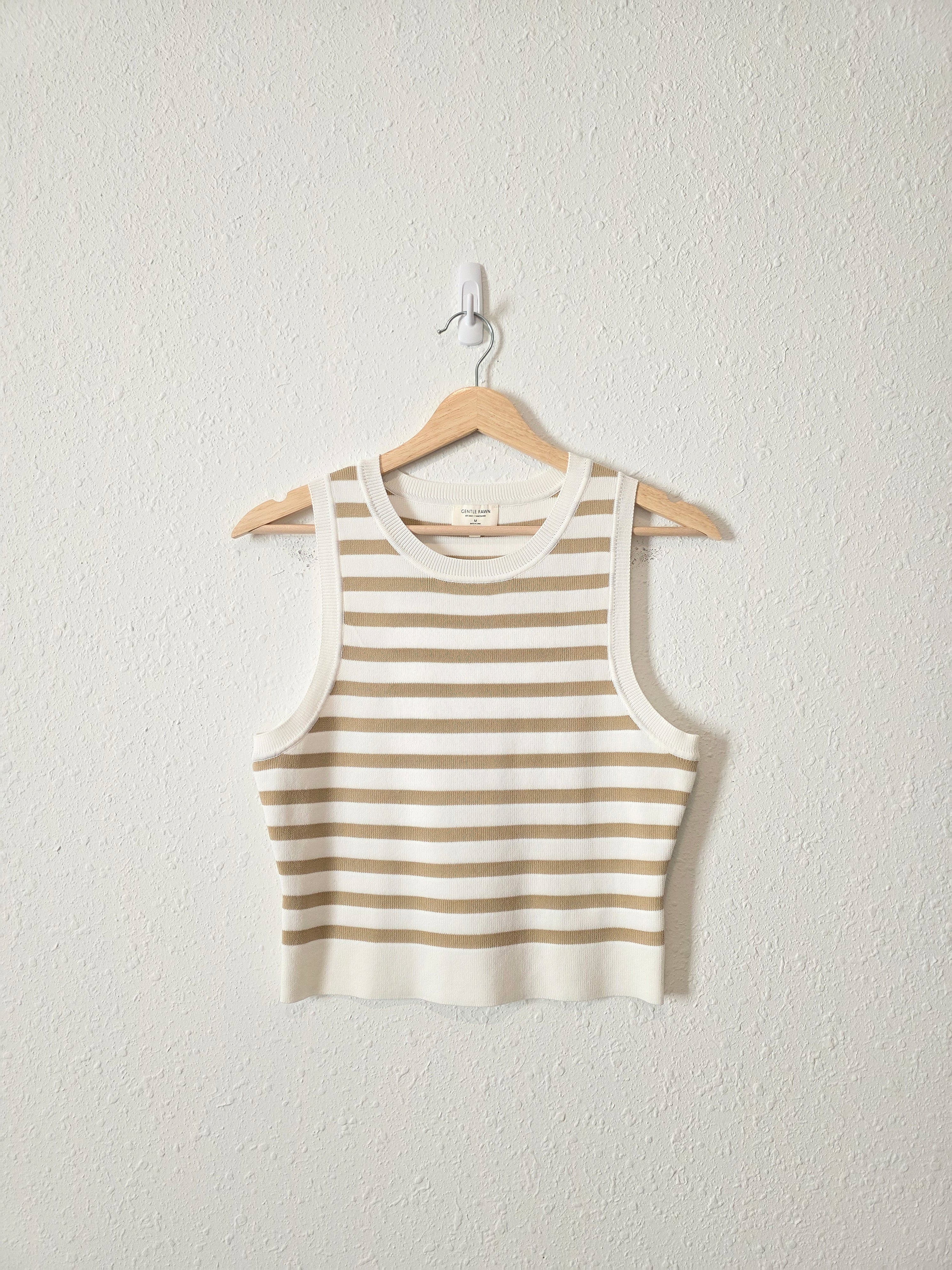 Gentle Fawn Striped Tank (M)