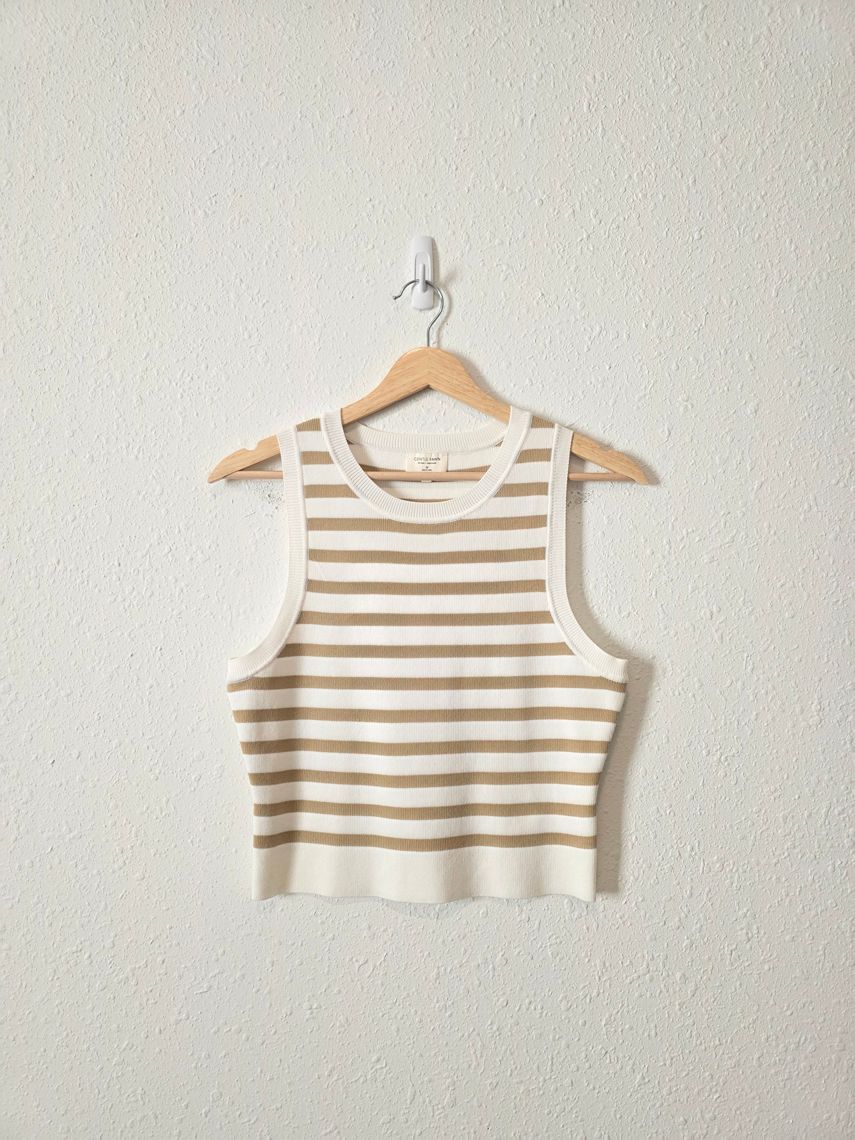 Gentle Fawn Striped Tank (M)
