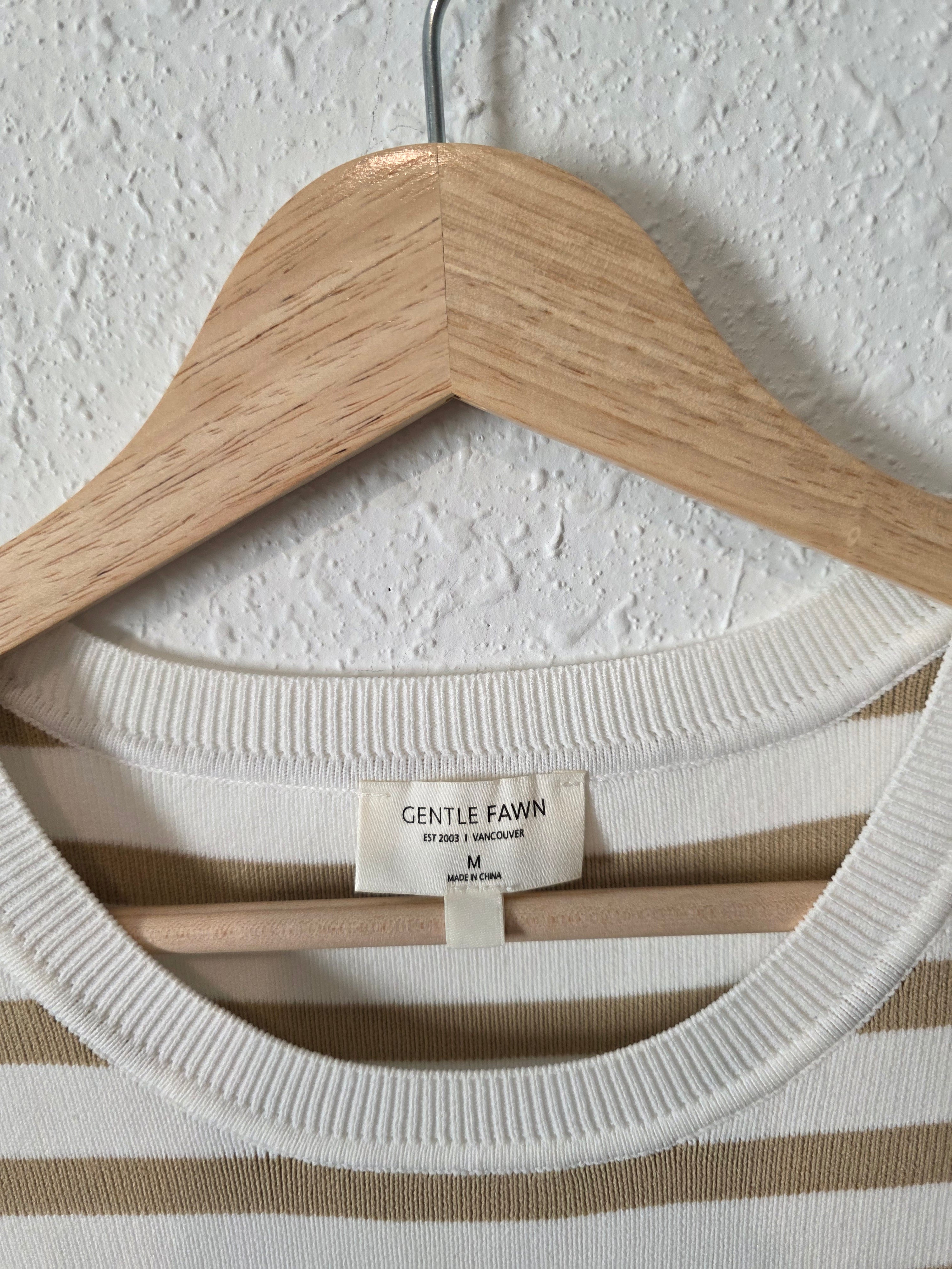 Gentle Fawn Striped Tank (M)