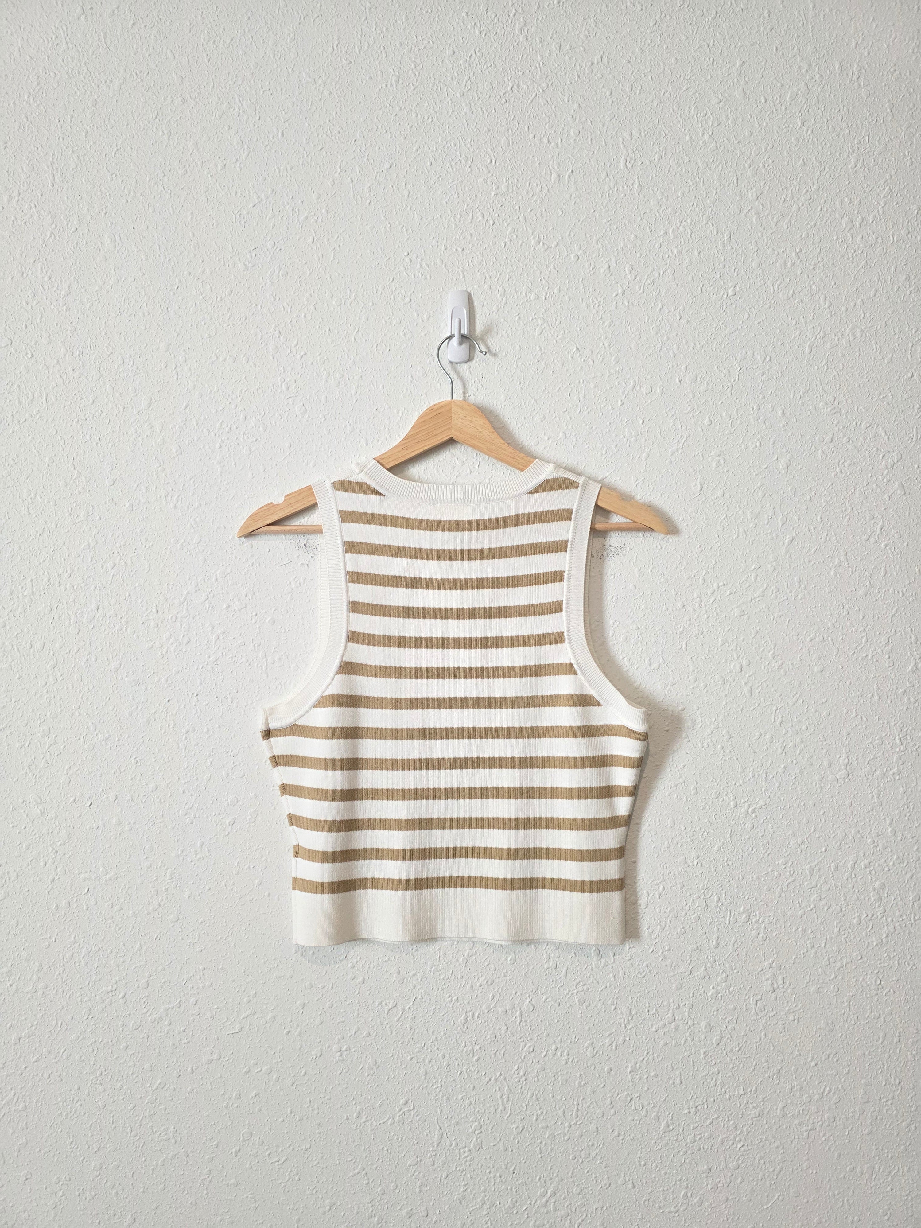 Gentle Fawn Striped Tank (M)