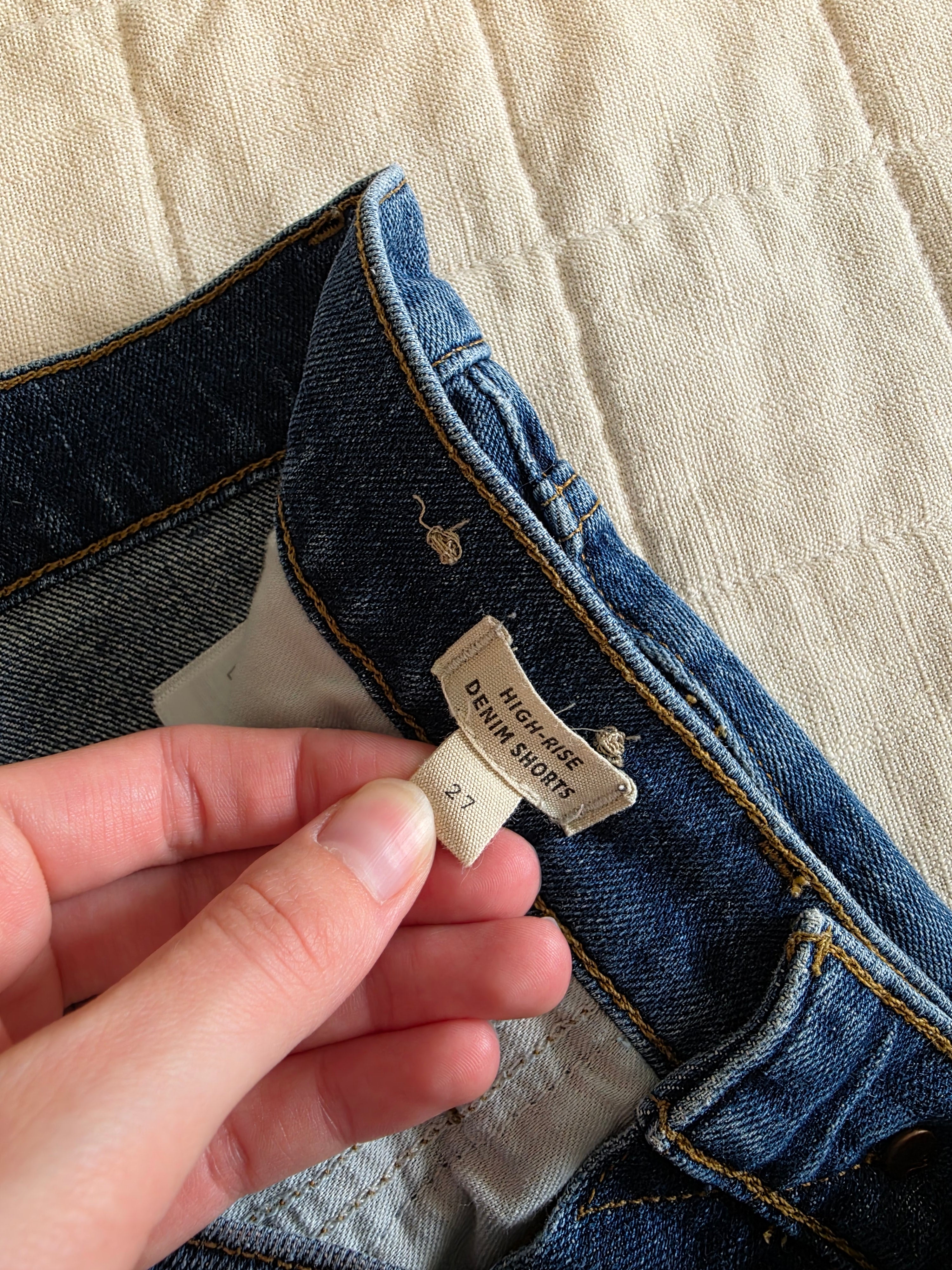 Madewell High Rise Denim Shorts (27)