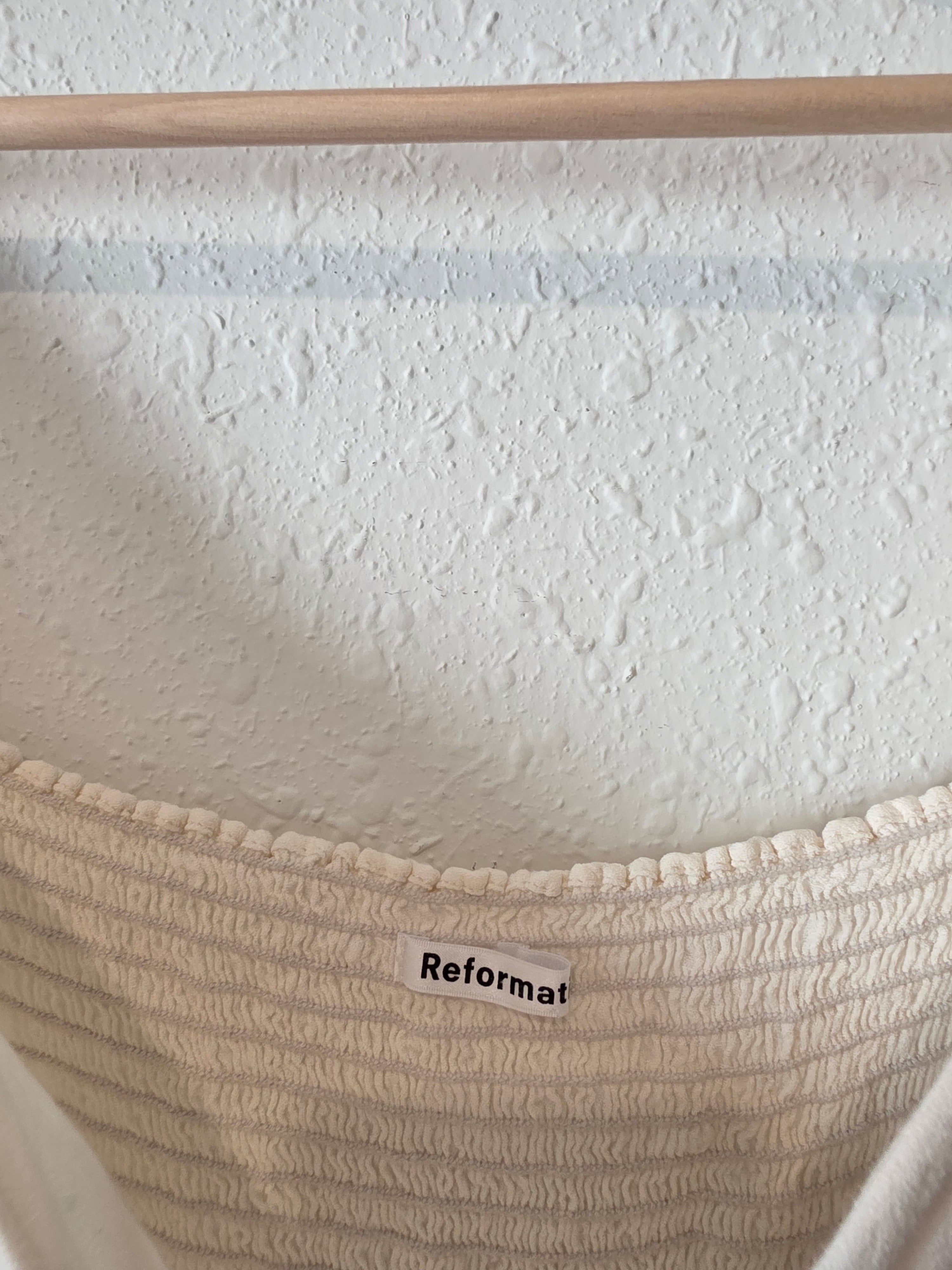 Reformation Ivory Sweetheart Top (4)