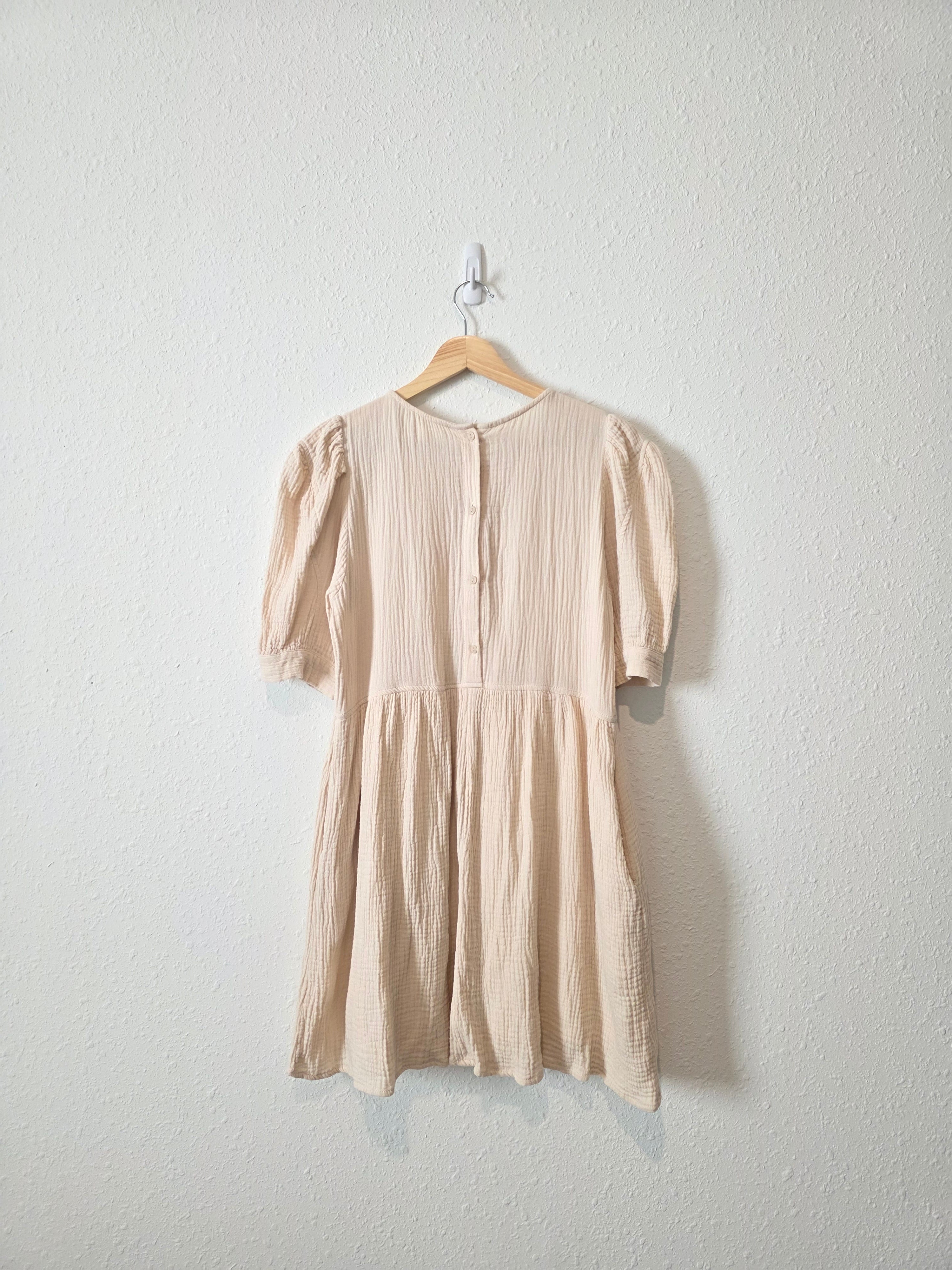 Cotton Gauze Babydoll Dress (S)