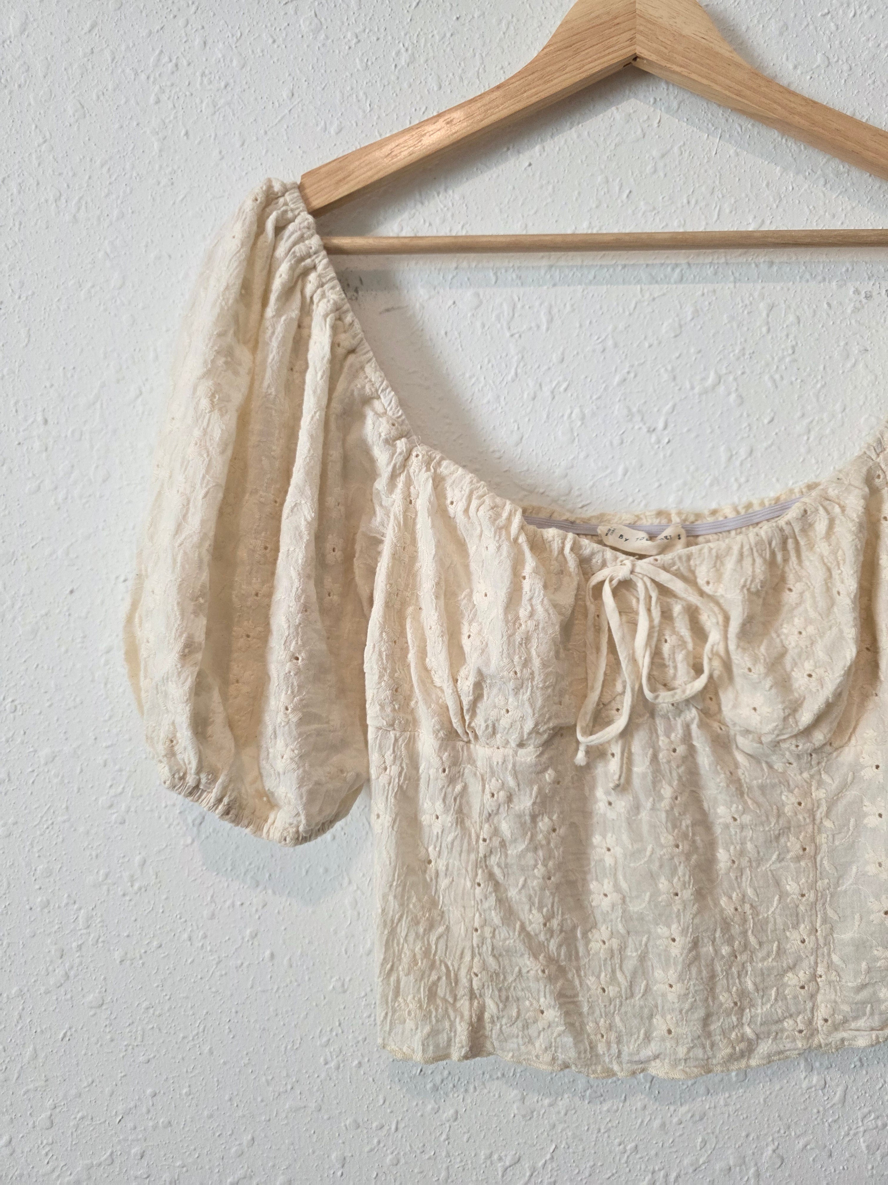 By Together Floral Embroidered Top (S)