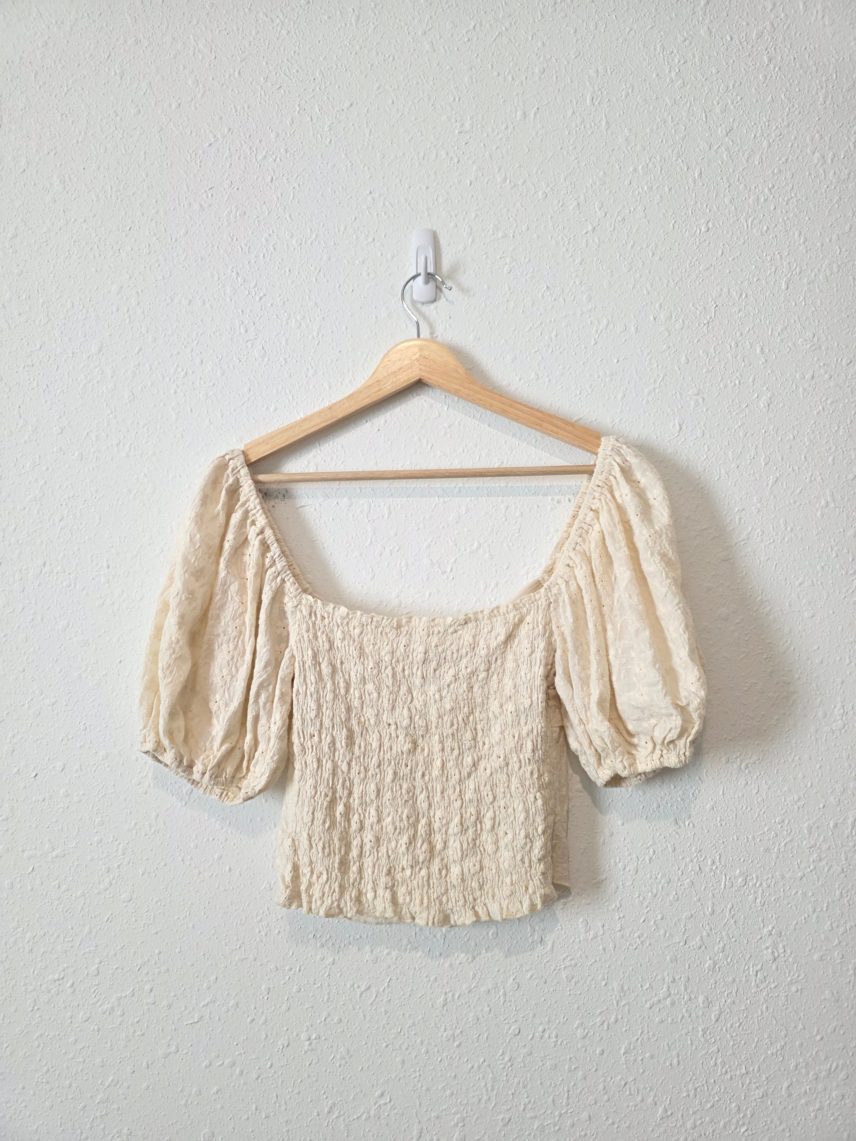By Together Floral Embroidered Top (S)
