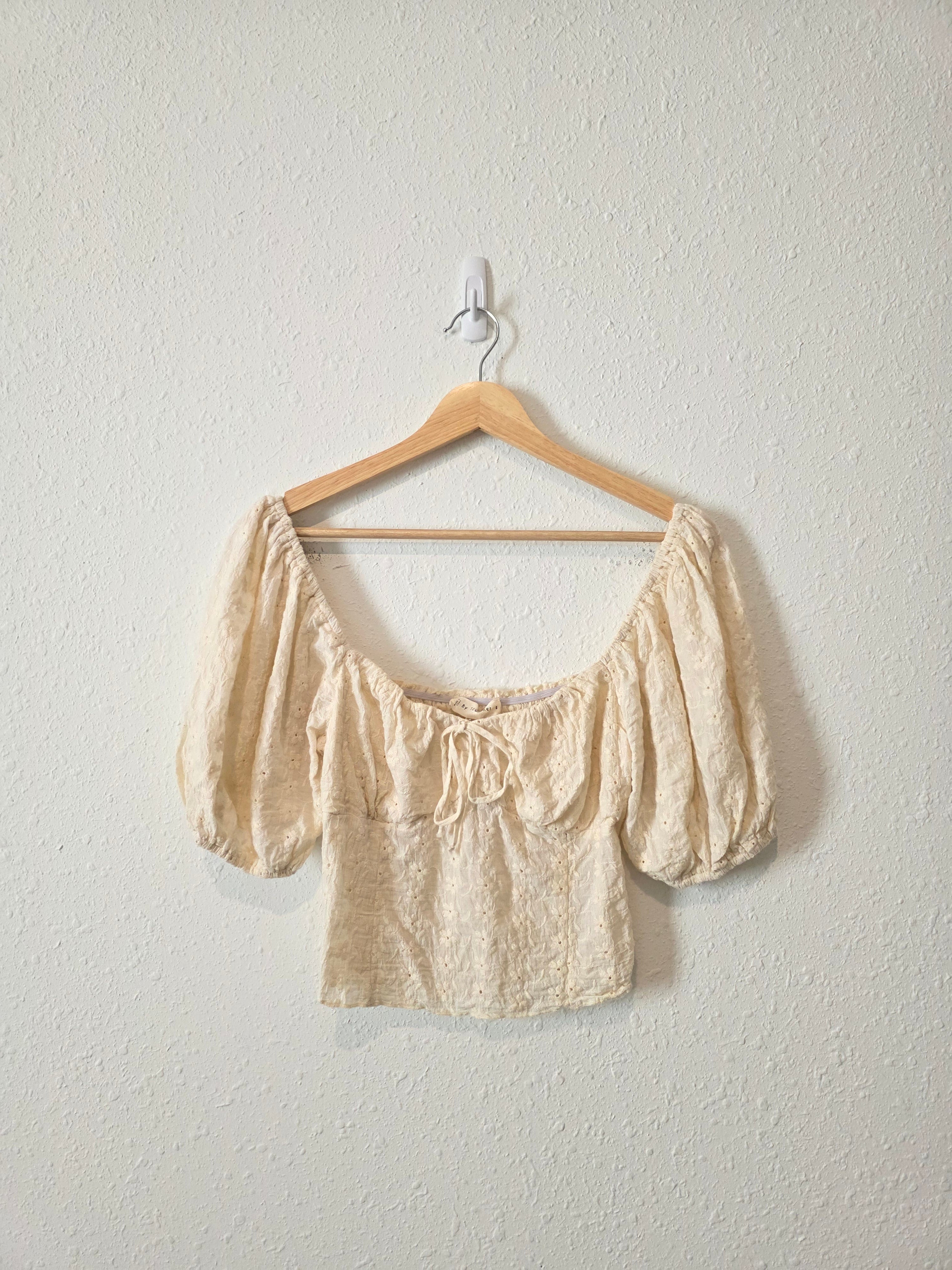 By Together Floral Embroidered Top (S)
