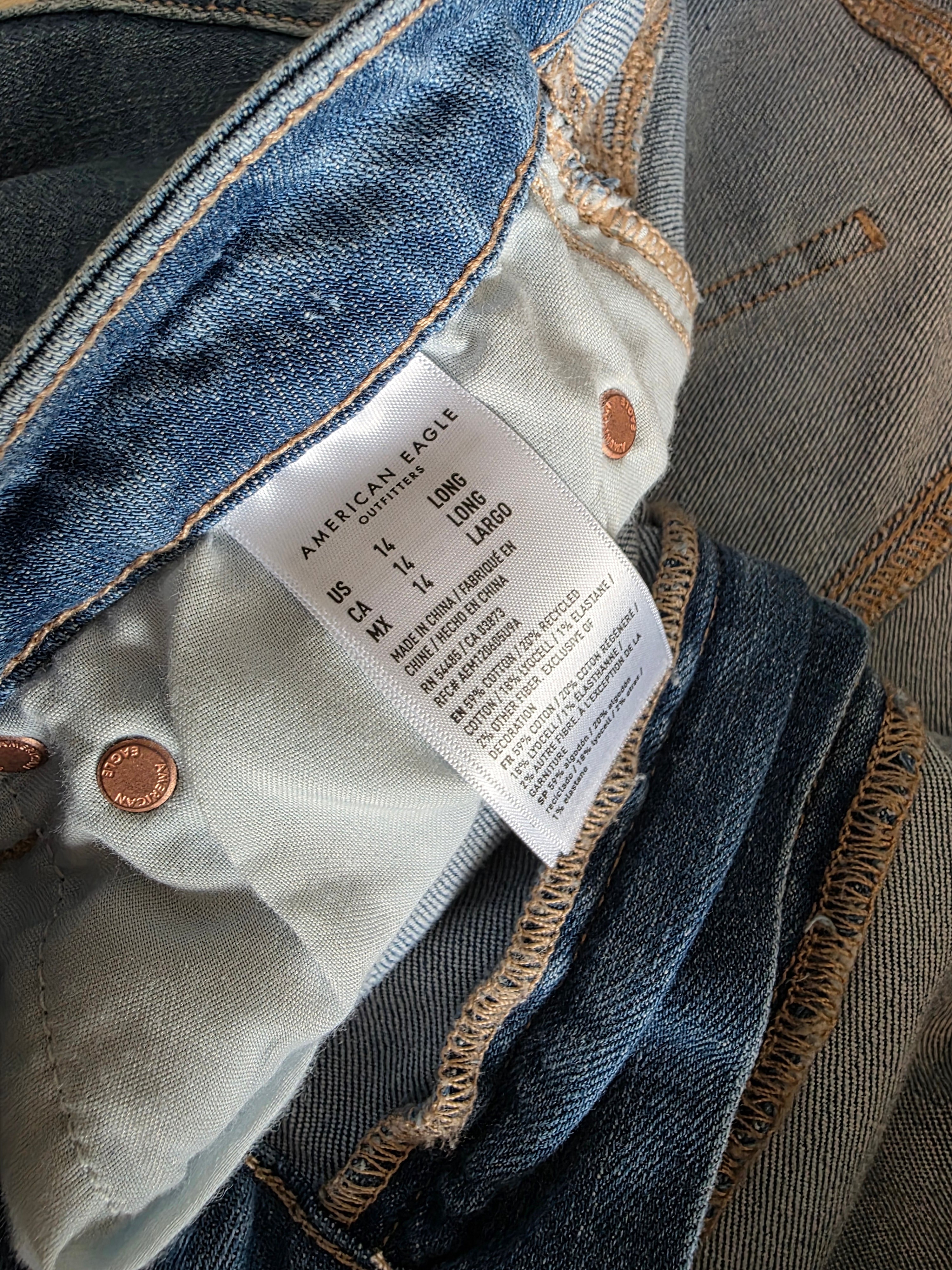 Baggy Wide Leg Jeans (14L)