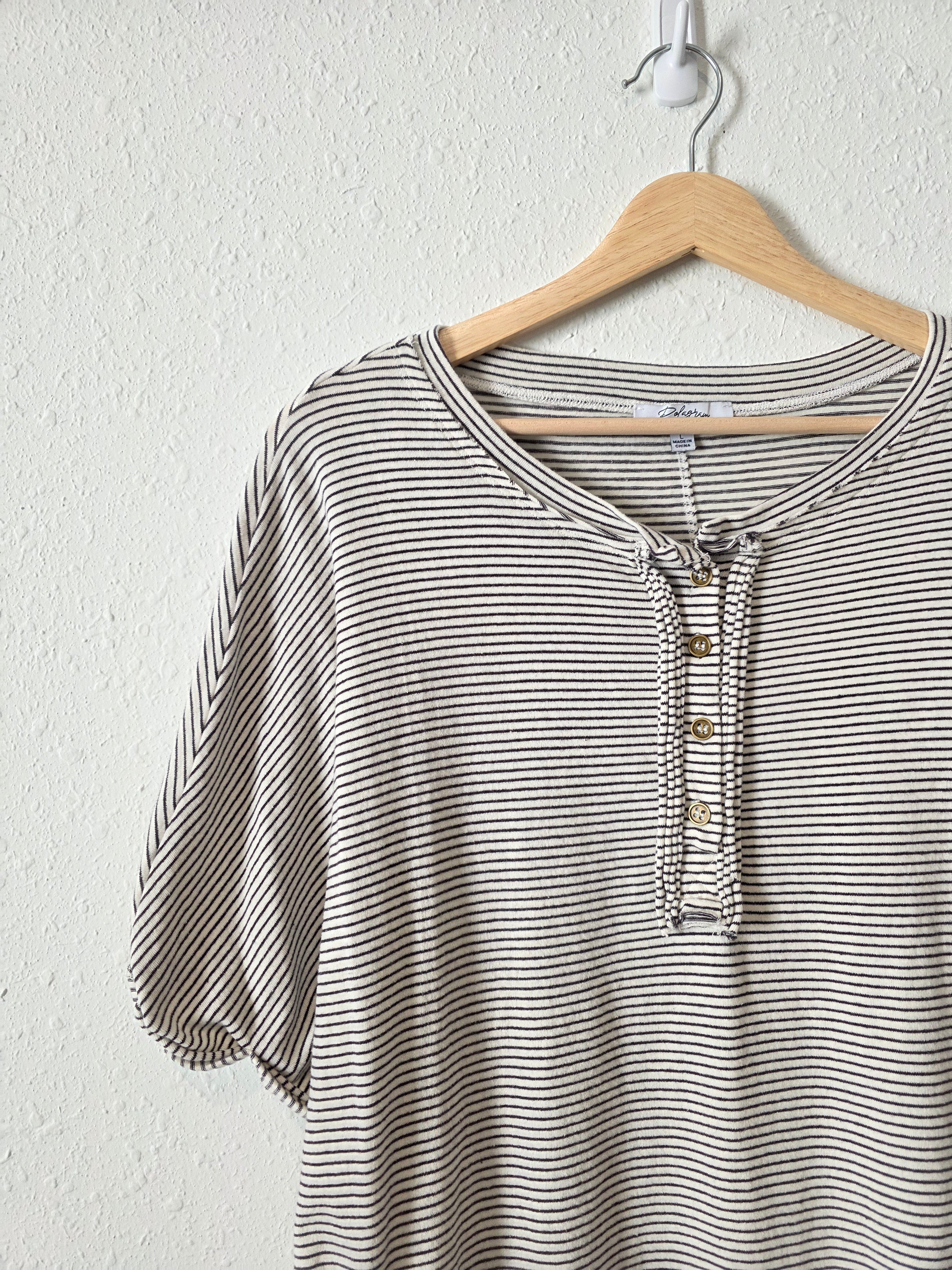 Polagram Striped Oversized Tee (L)