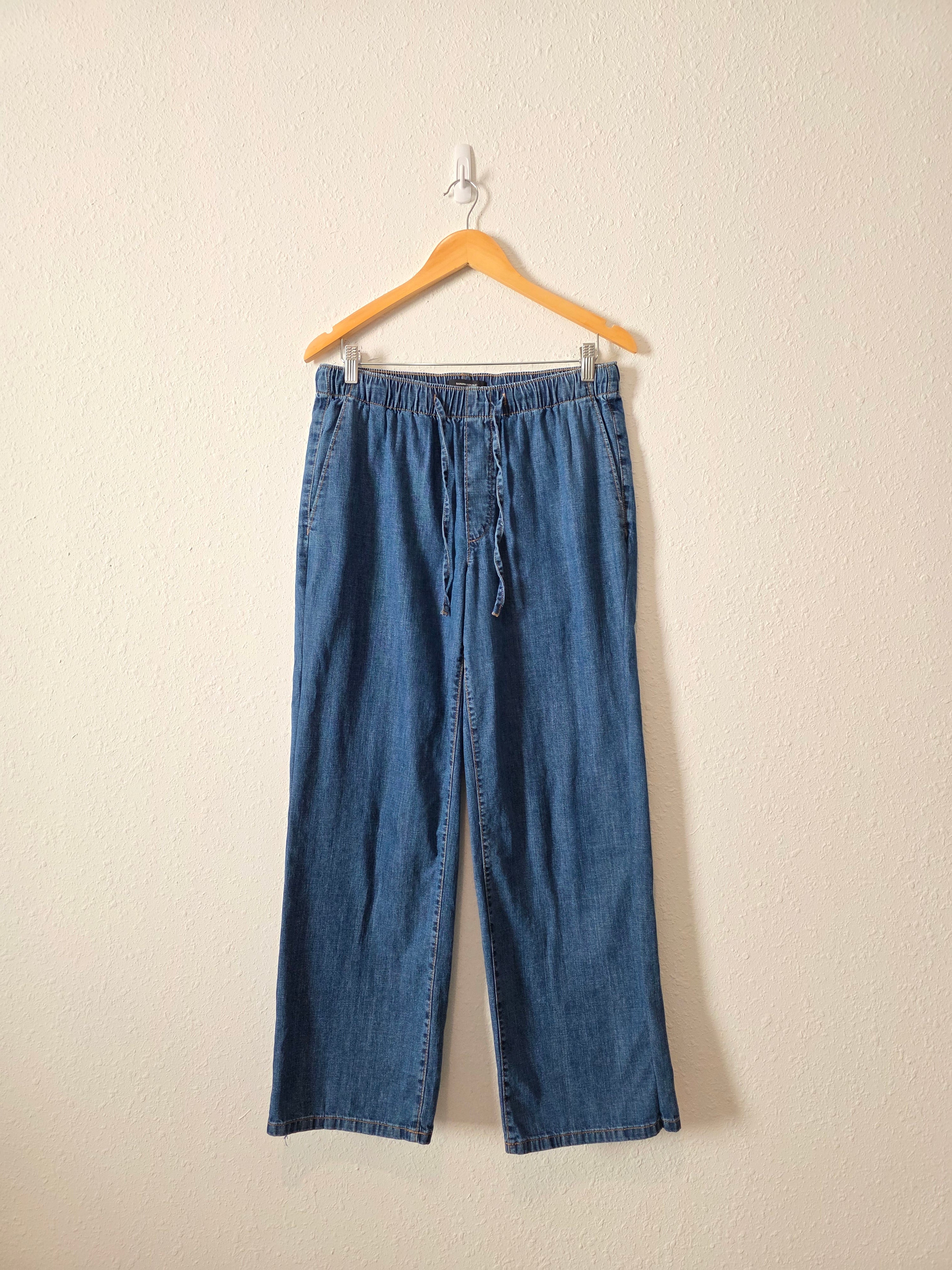 Banana Republic Wide Leg Easy Pants (M)