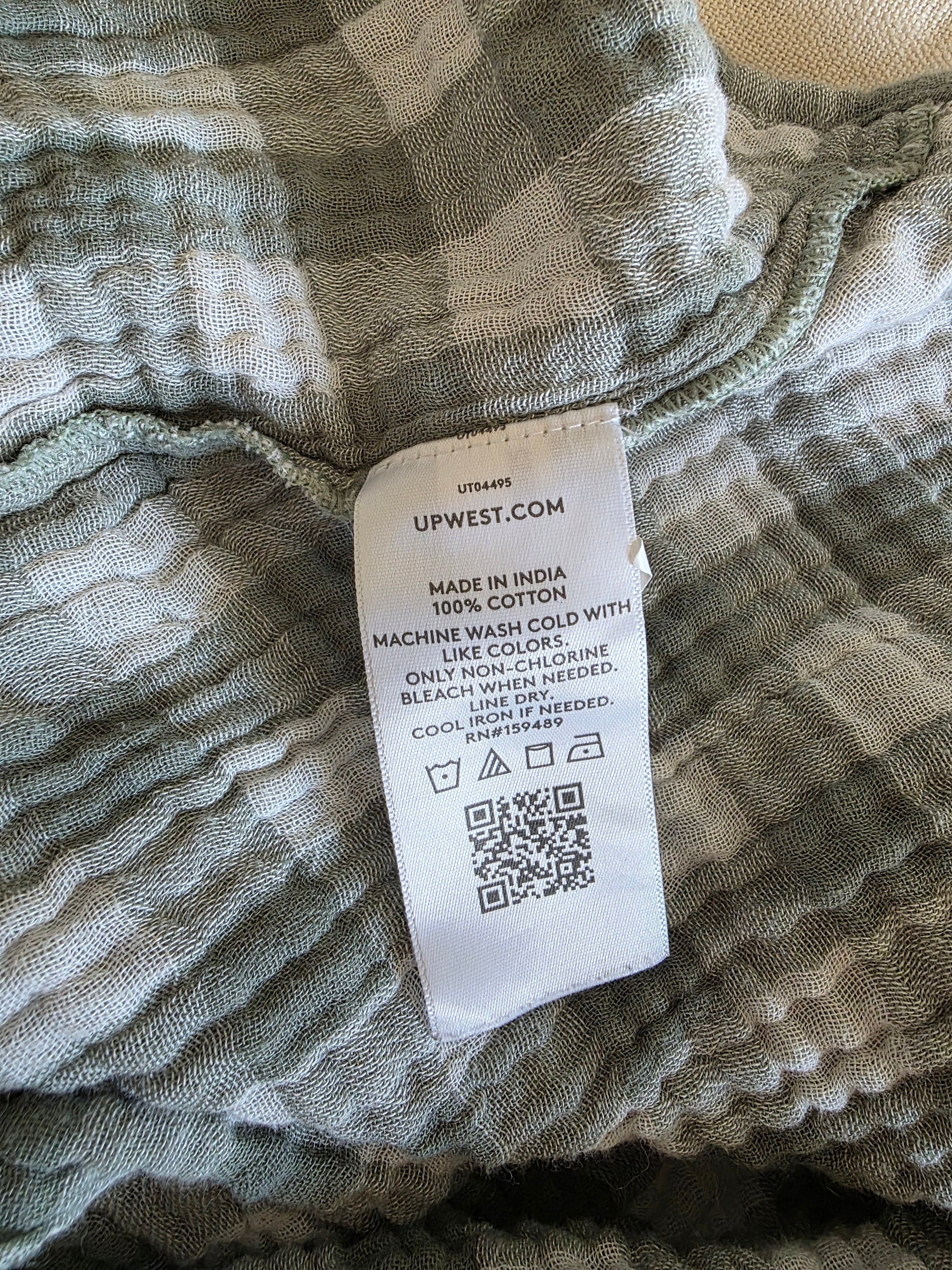 Upwest Gingham Maxi Dress (M)