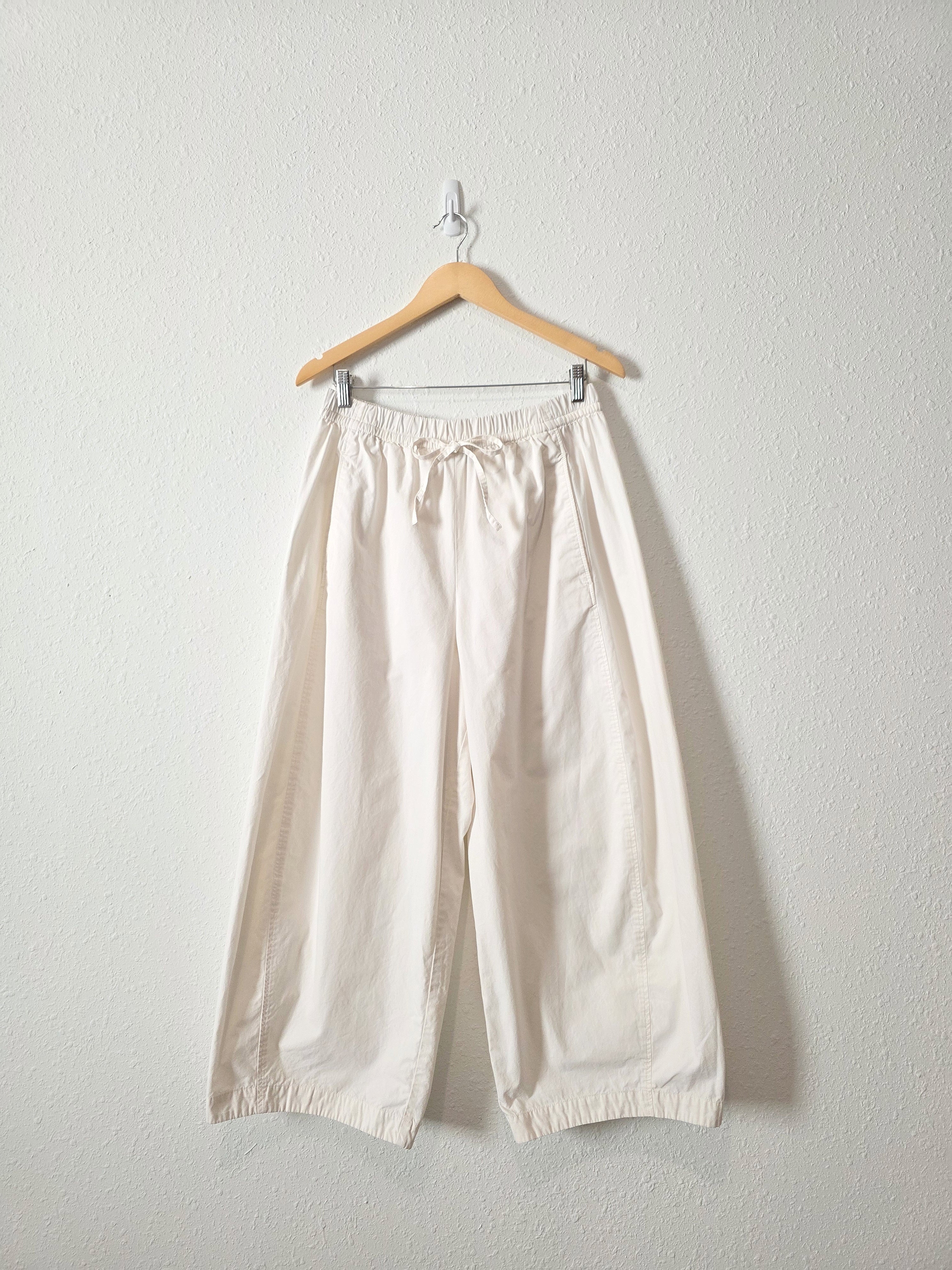 COS Ecru Barrel Easy Pants (M/L)