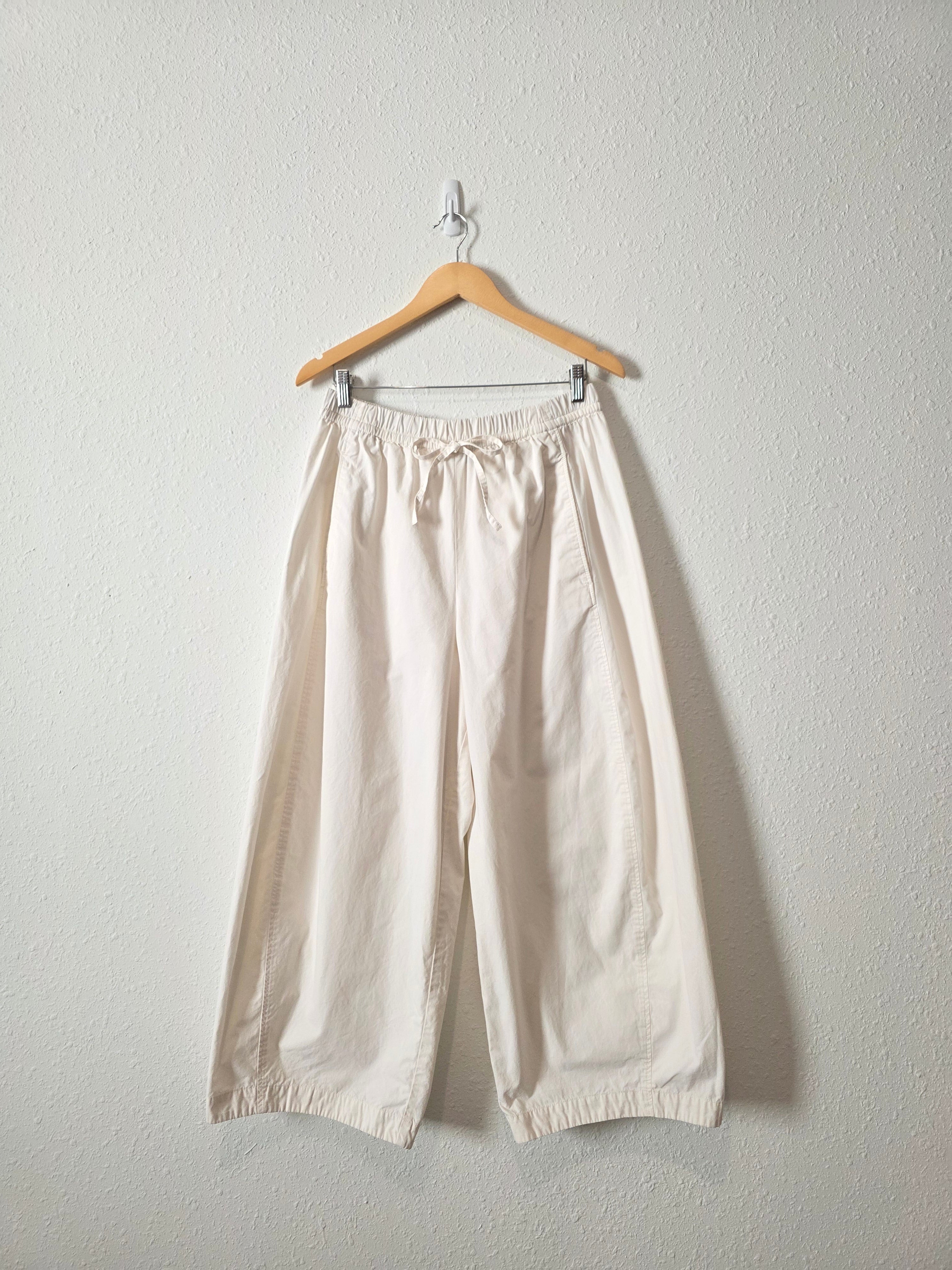 COS Ecru Barrel Easy Pants (M/L)