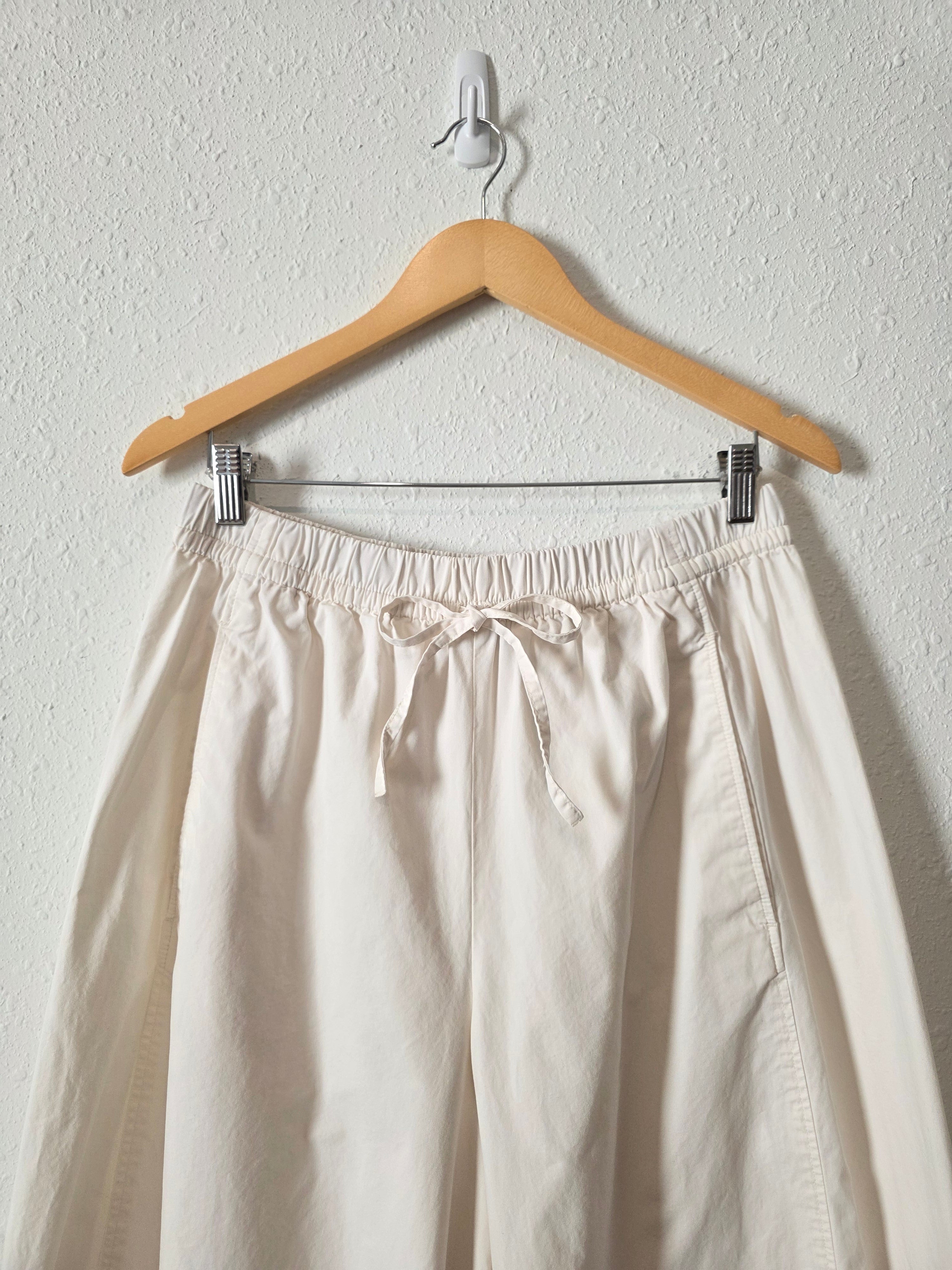 COS Ecru Barrel Easy Pants (M/L)