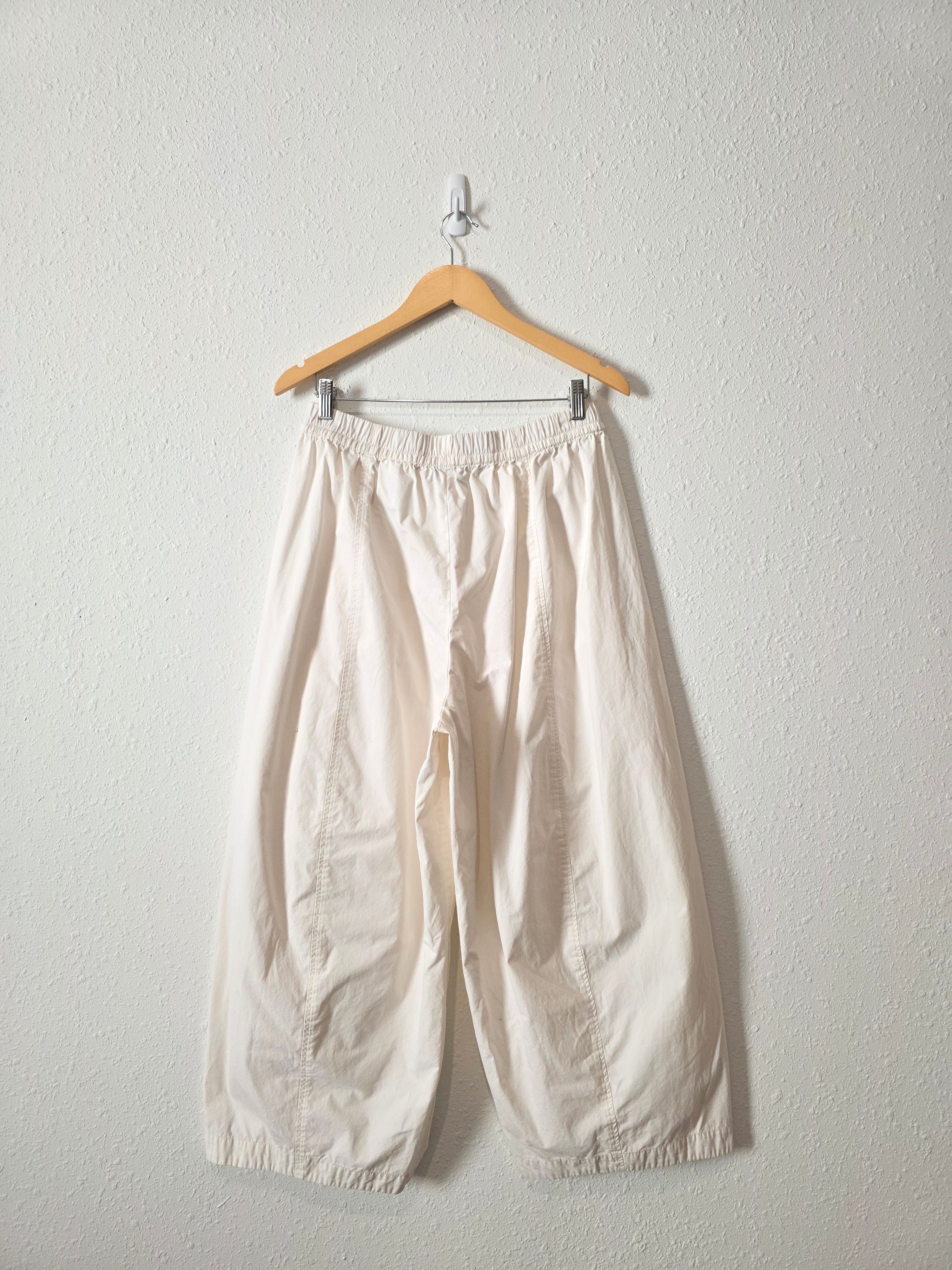 COS Ecru Barrel Easy Pants (M/L)