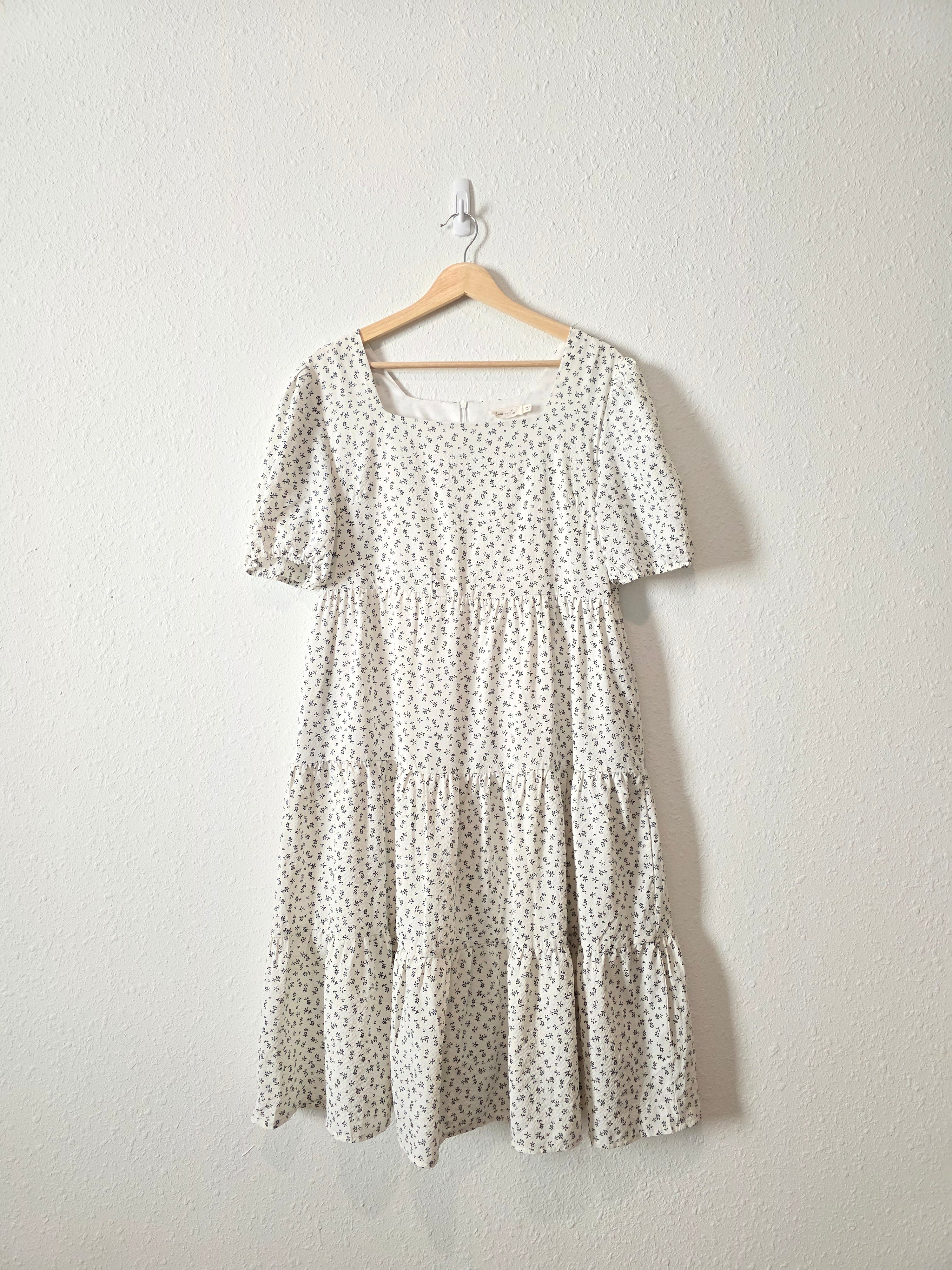 Leia & Co Floral Midi Dress (L)