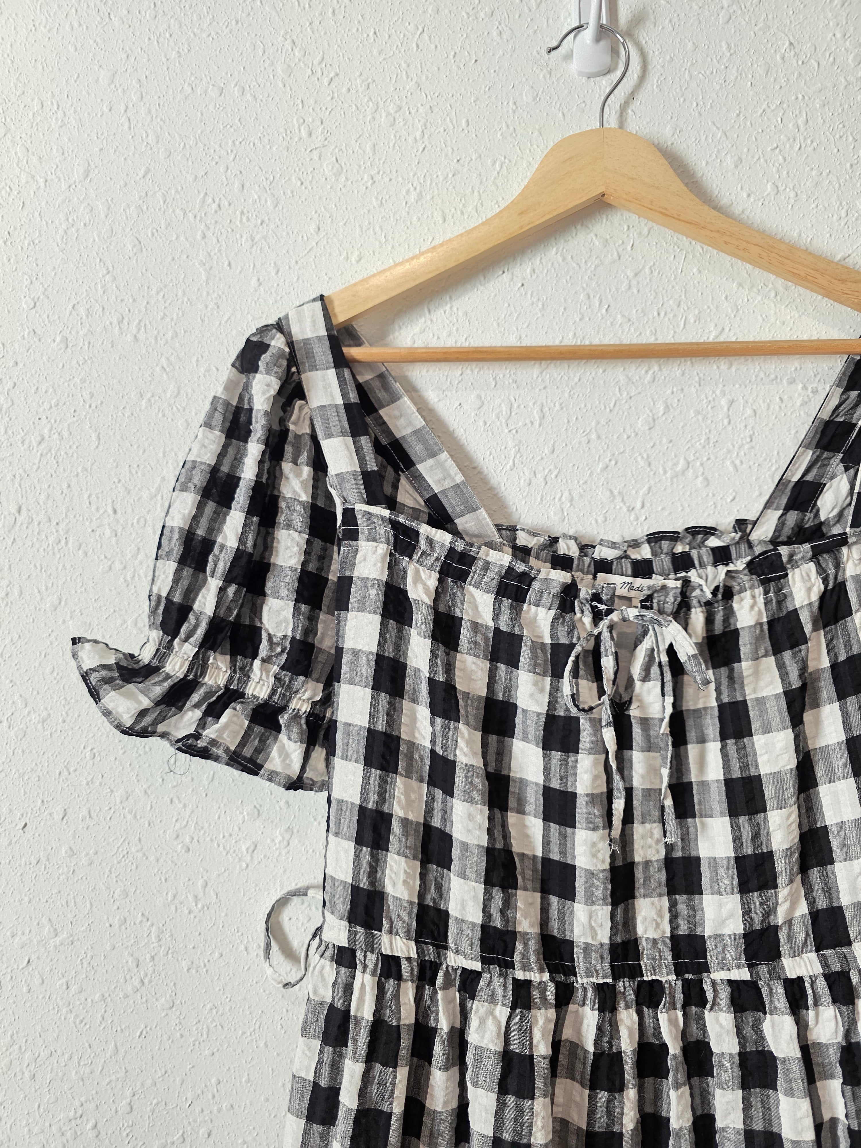 NEW Madewell Gingham Dress (S)