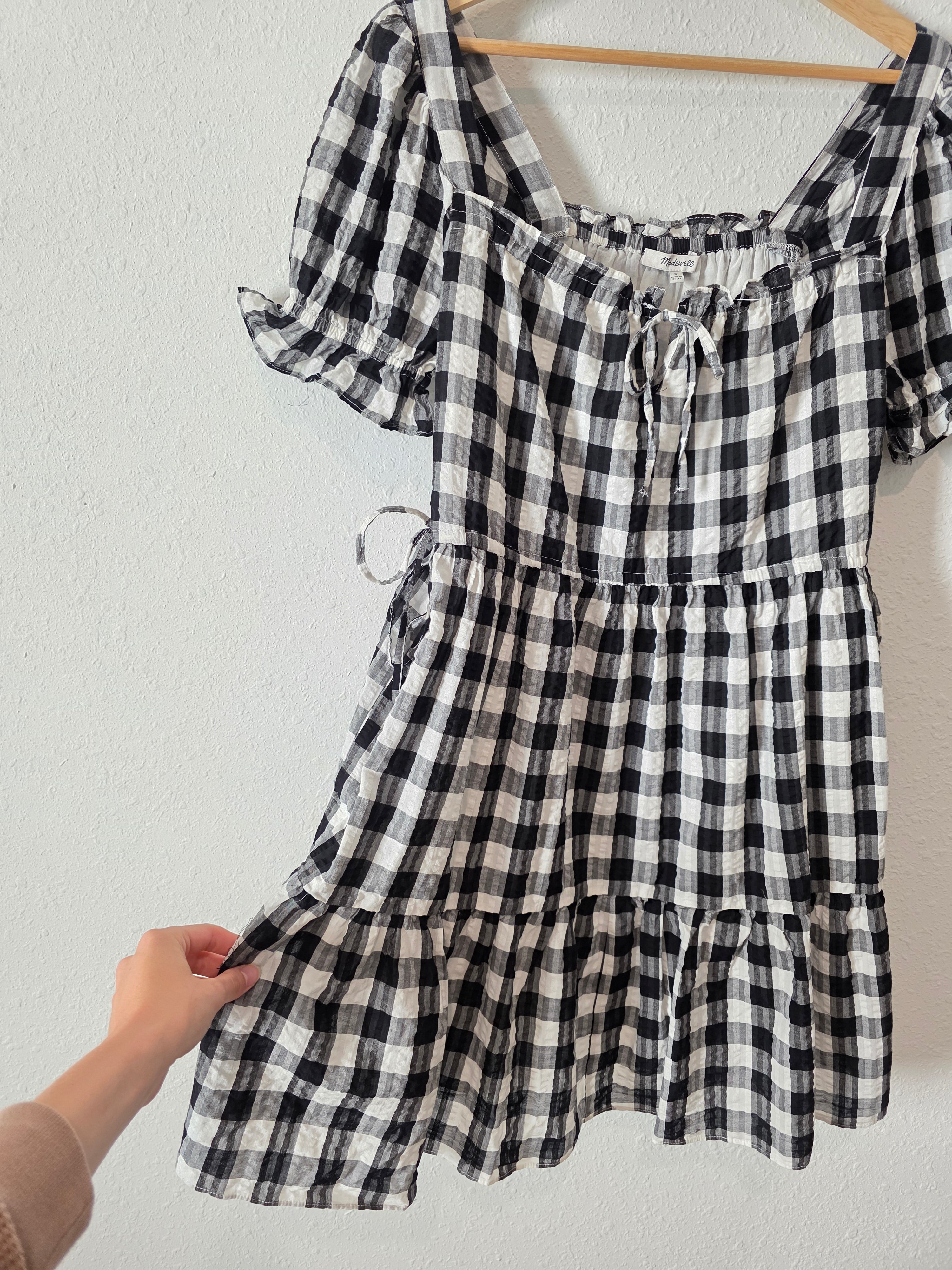 NEW Madewell Gingham Dress (S)