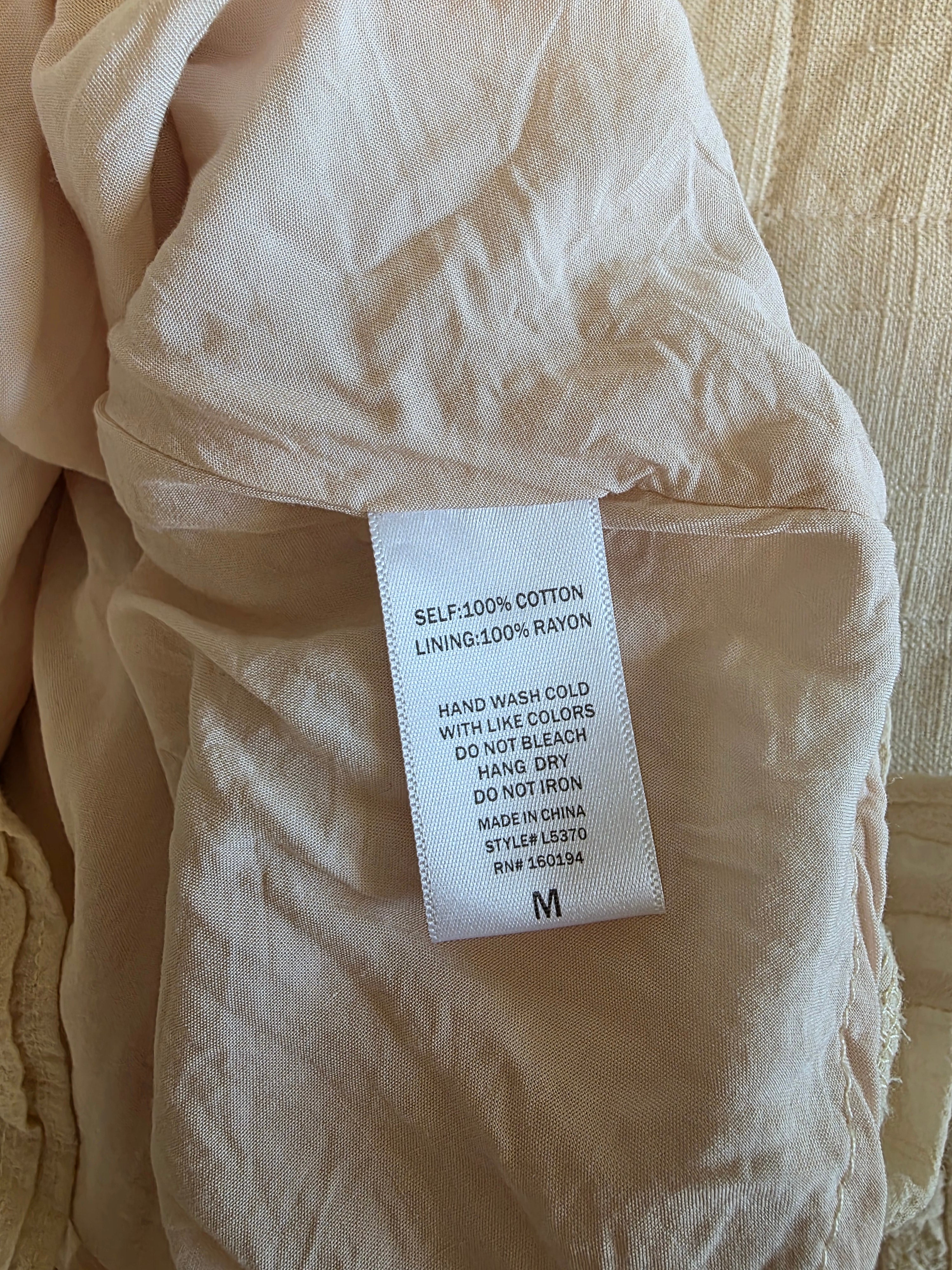 By Together Ruffle Cotton Dress (M)