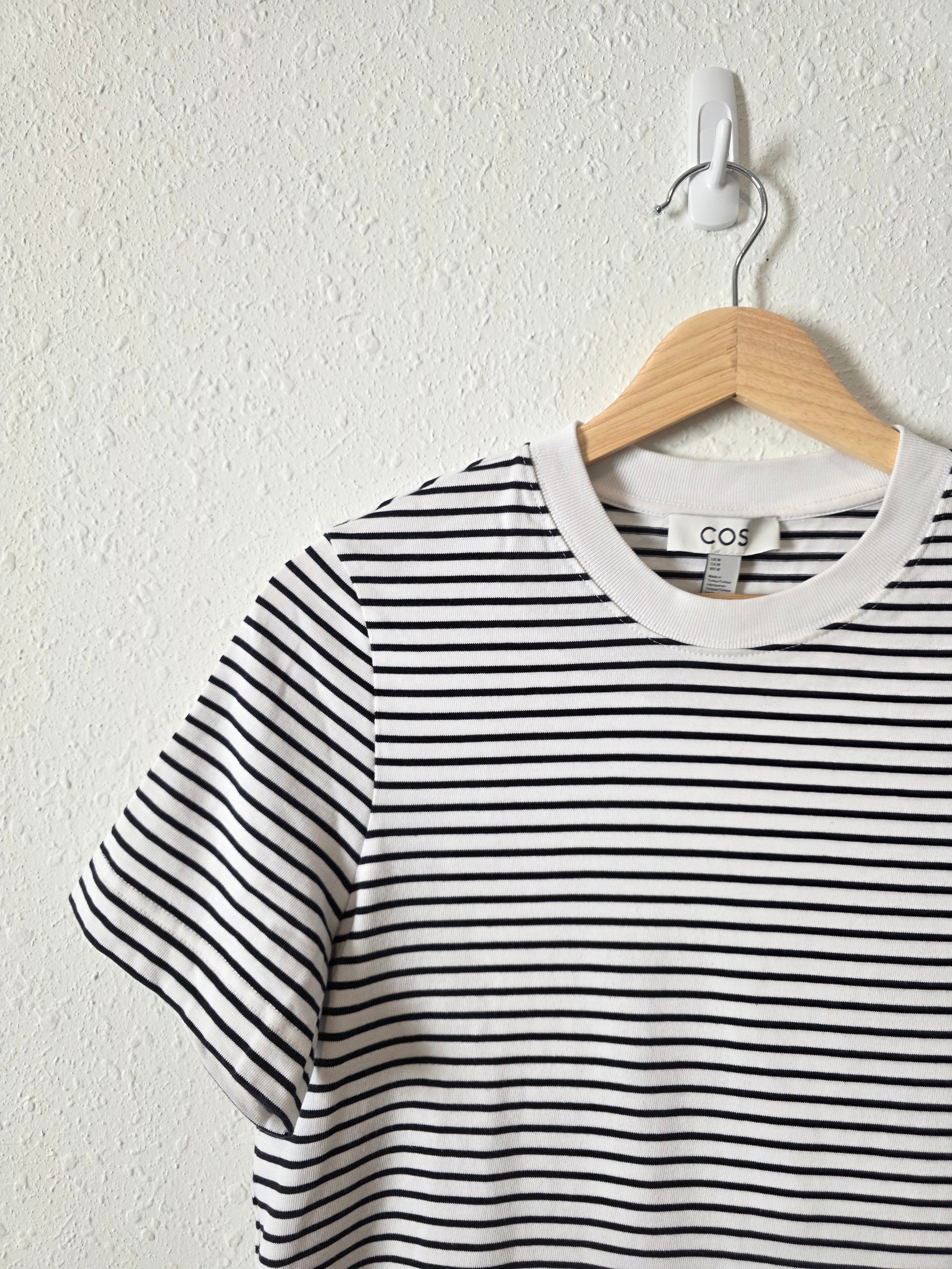 COS Striped Crewneck Tee (M)