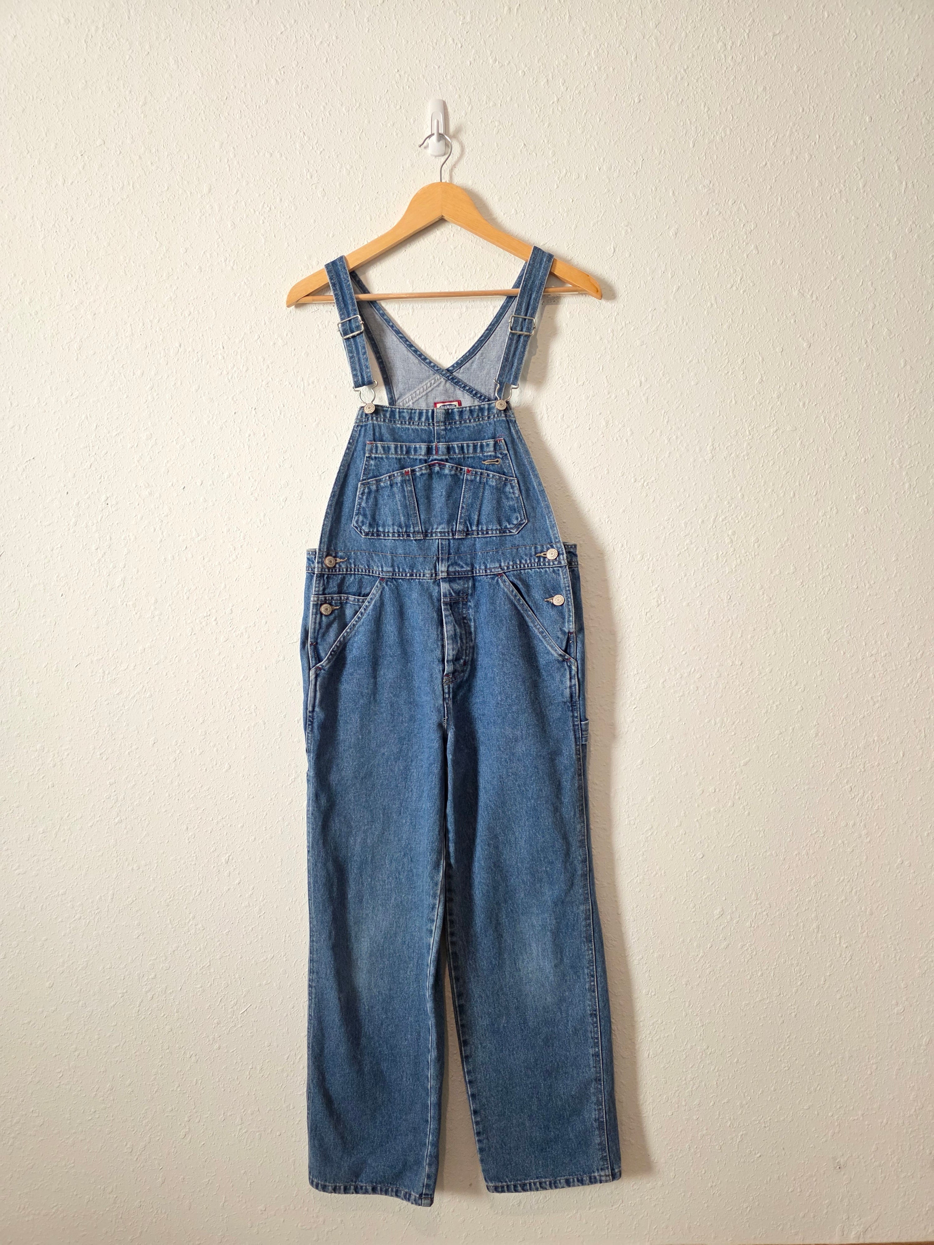 Vintage Straight Denim Overalls (XS)