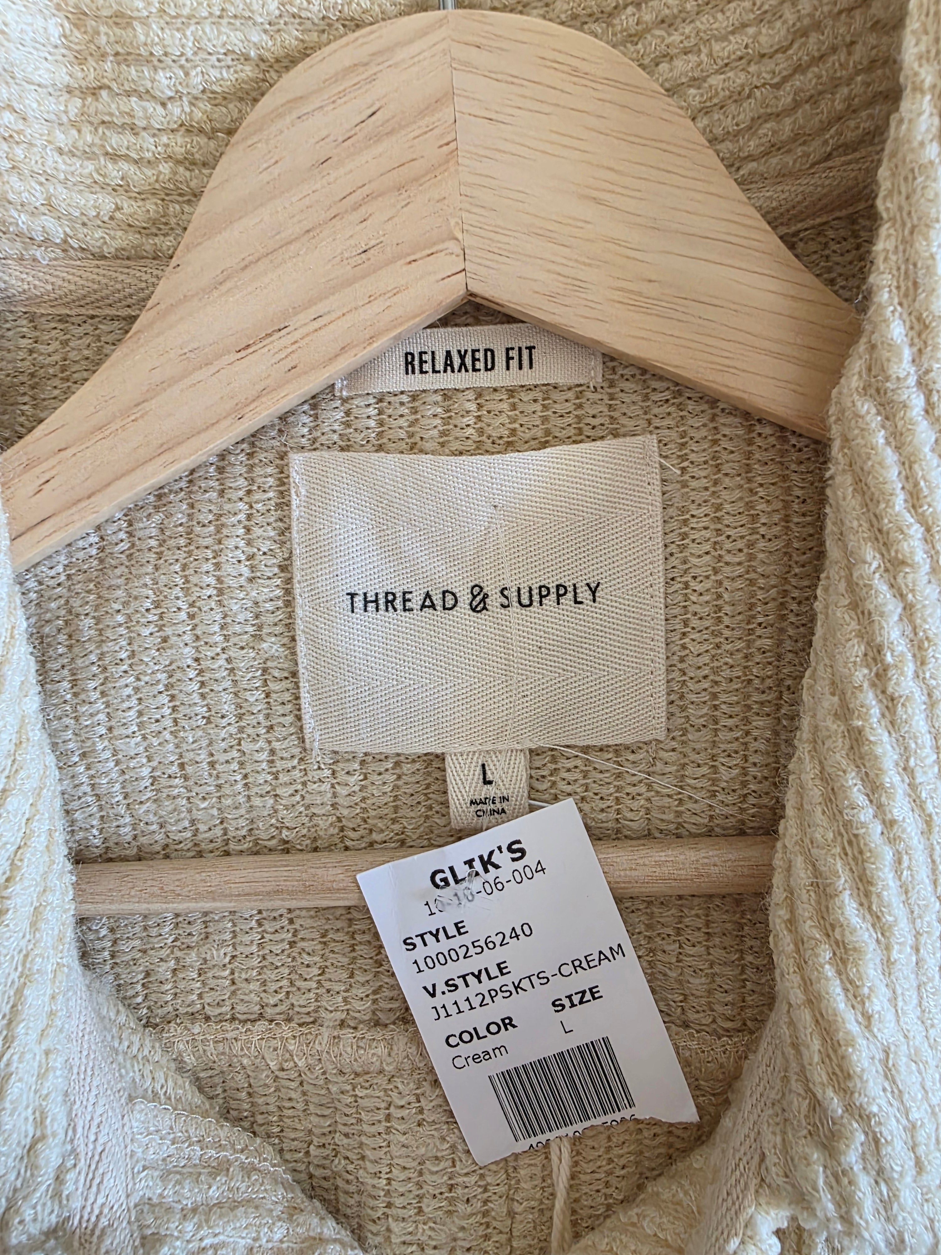 NEW Thread & Supply Textured Jacket (L)
