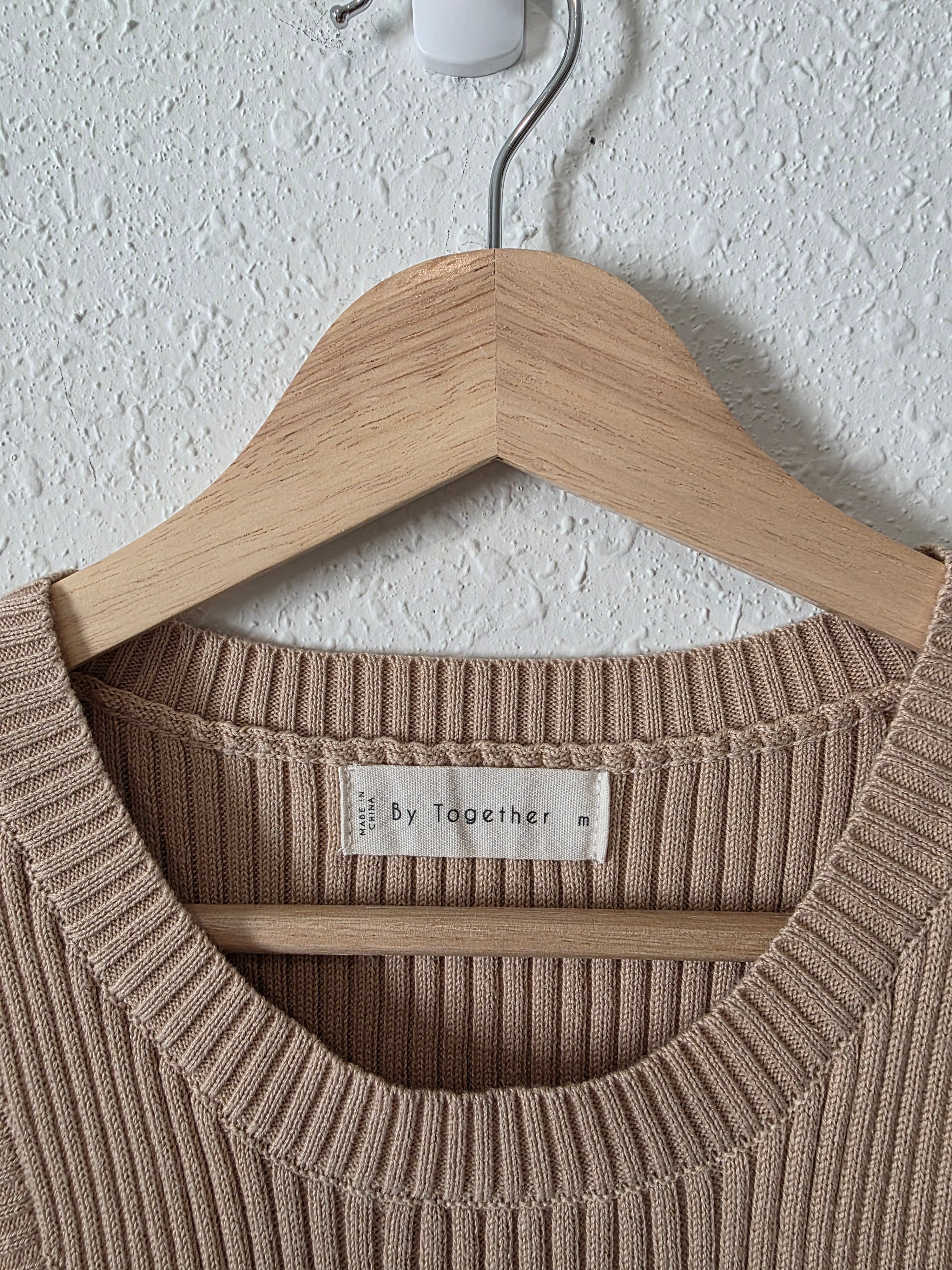 By Together Ribbed Tank (M)