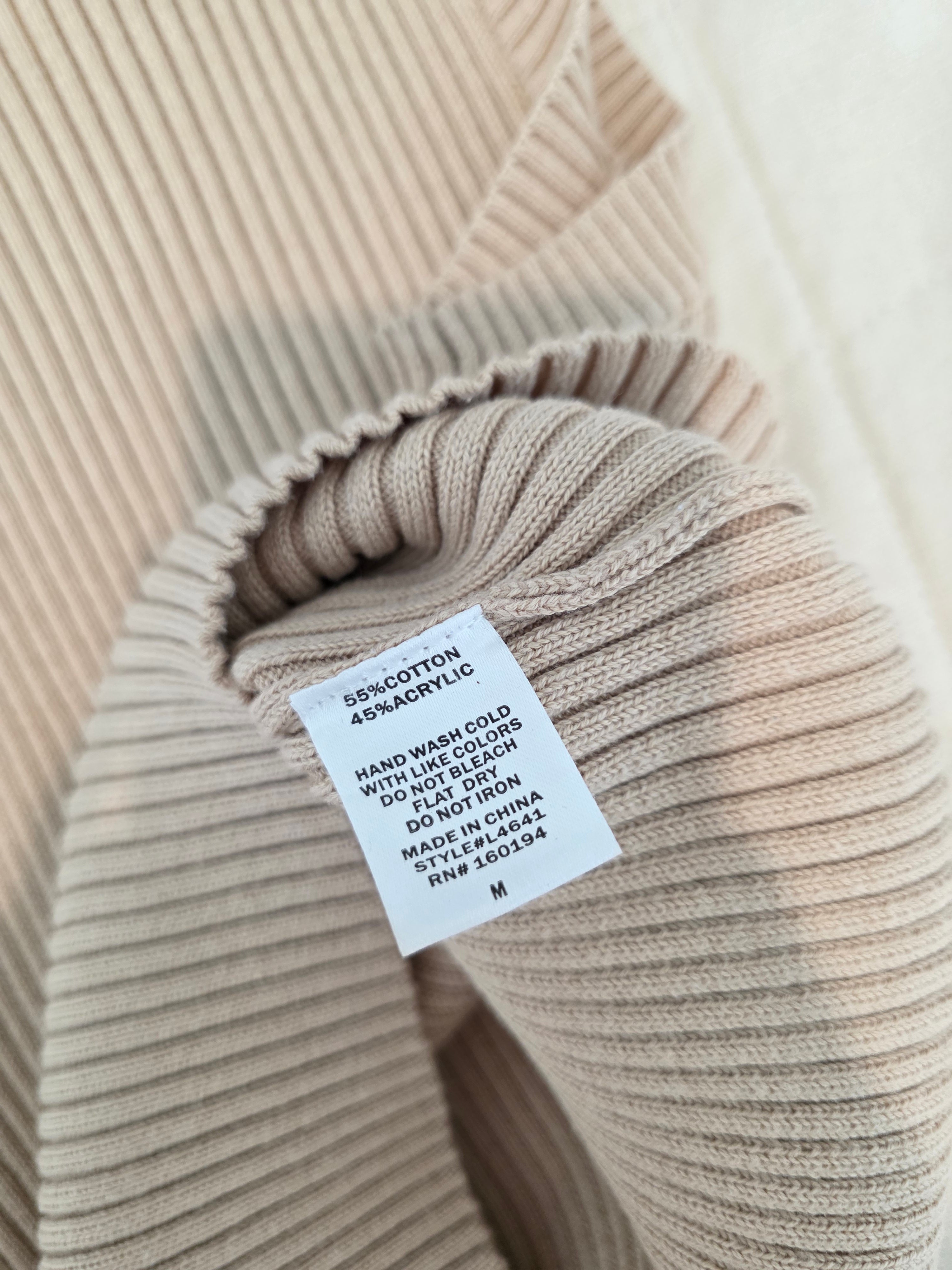 By Together Ribbed Tank (M)