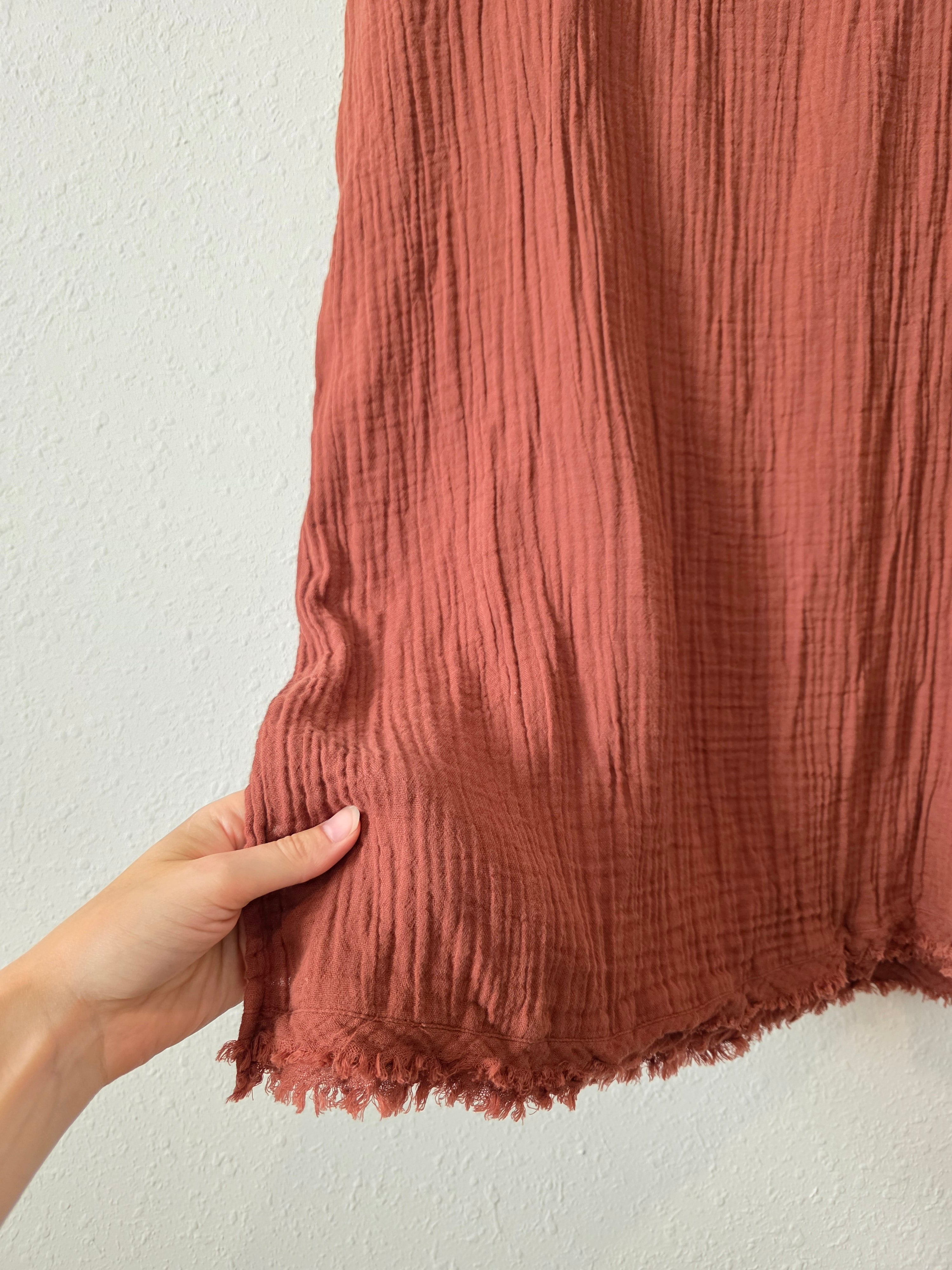 Eileen Fisher Oversized Gauze Dress (L/XL)