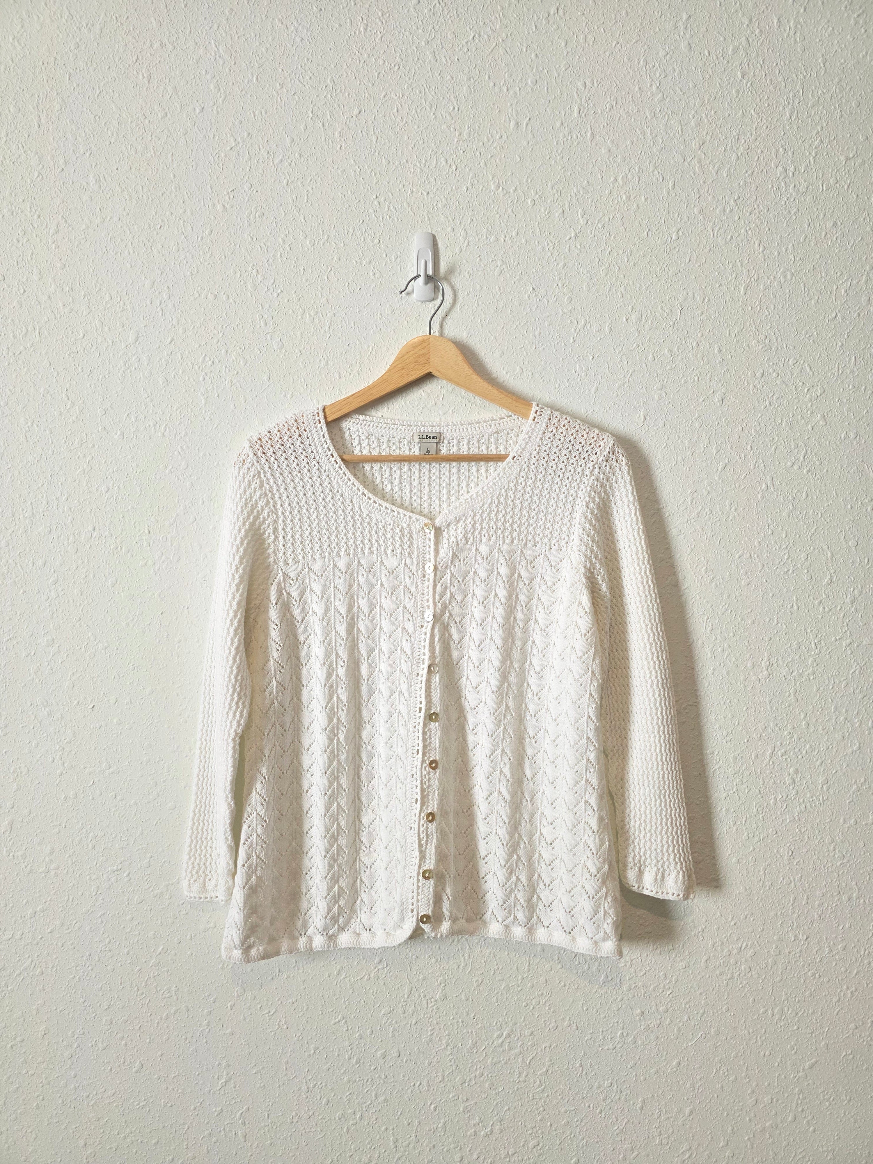 LL Bean Linen Cotton Knit (L)