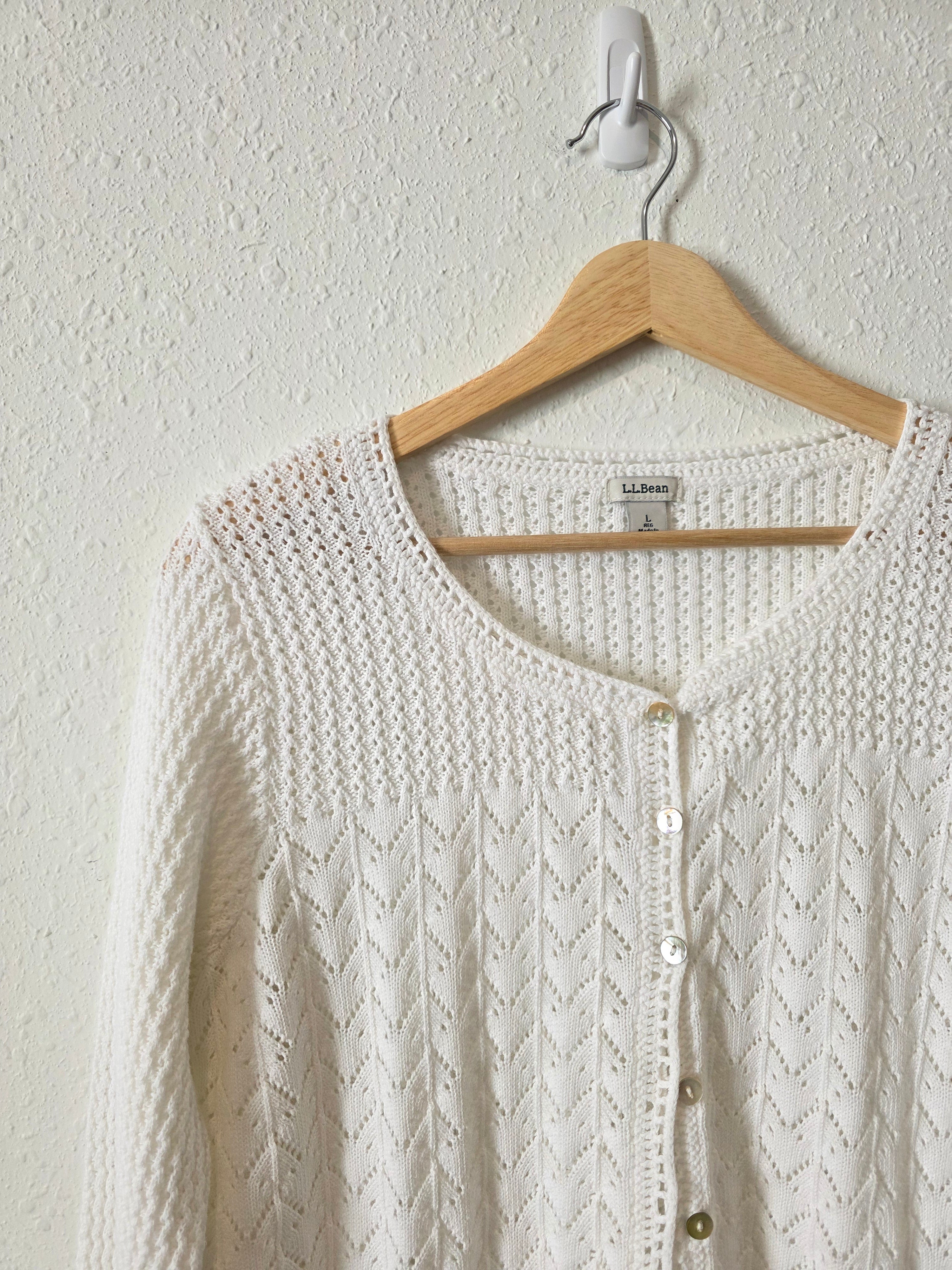 LL Bean Linen Cotton Knit (L)