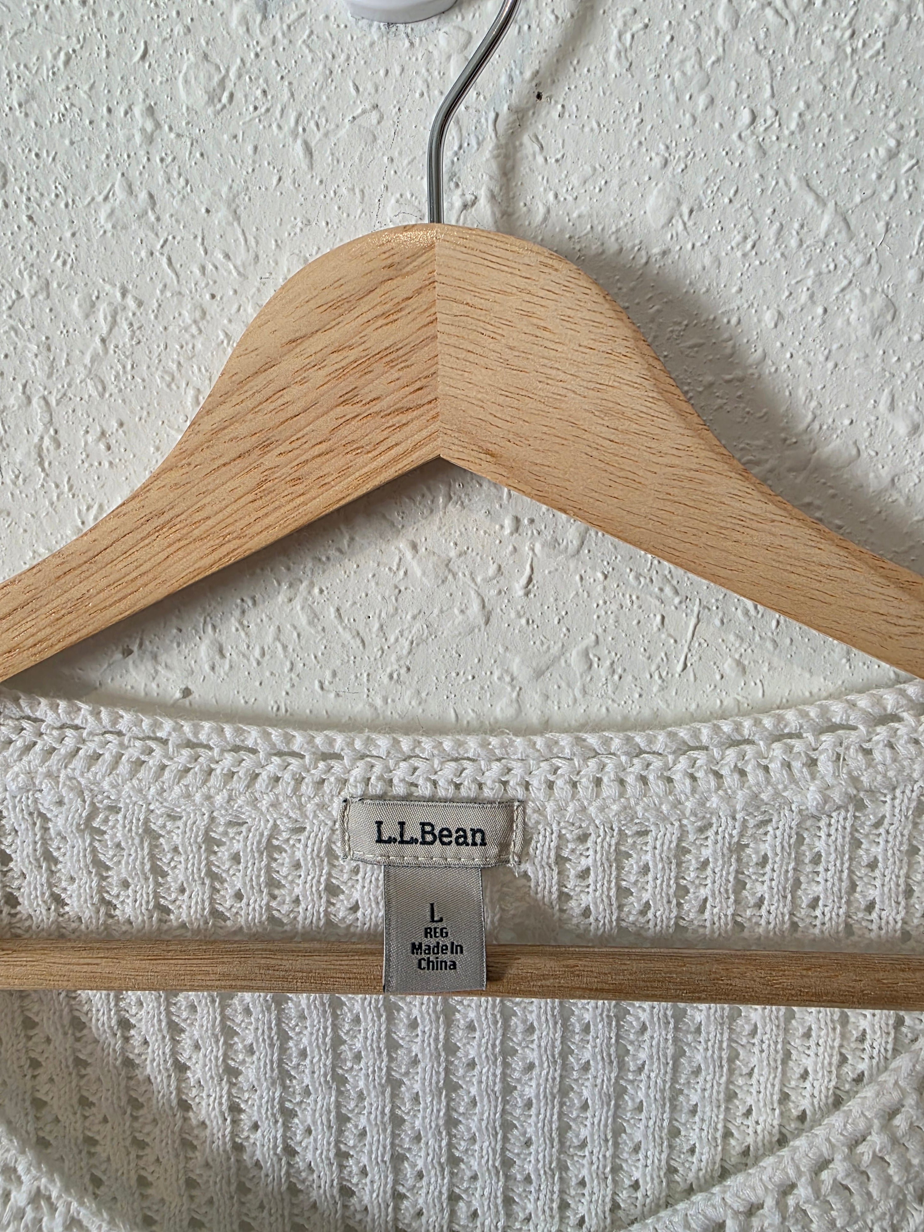 LL Bean Linen Cotton Knit (L)