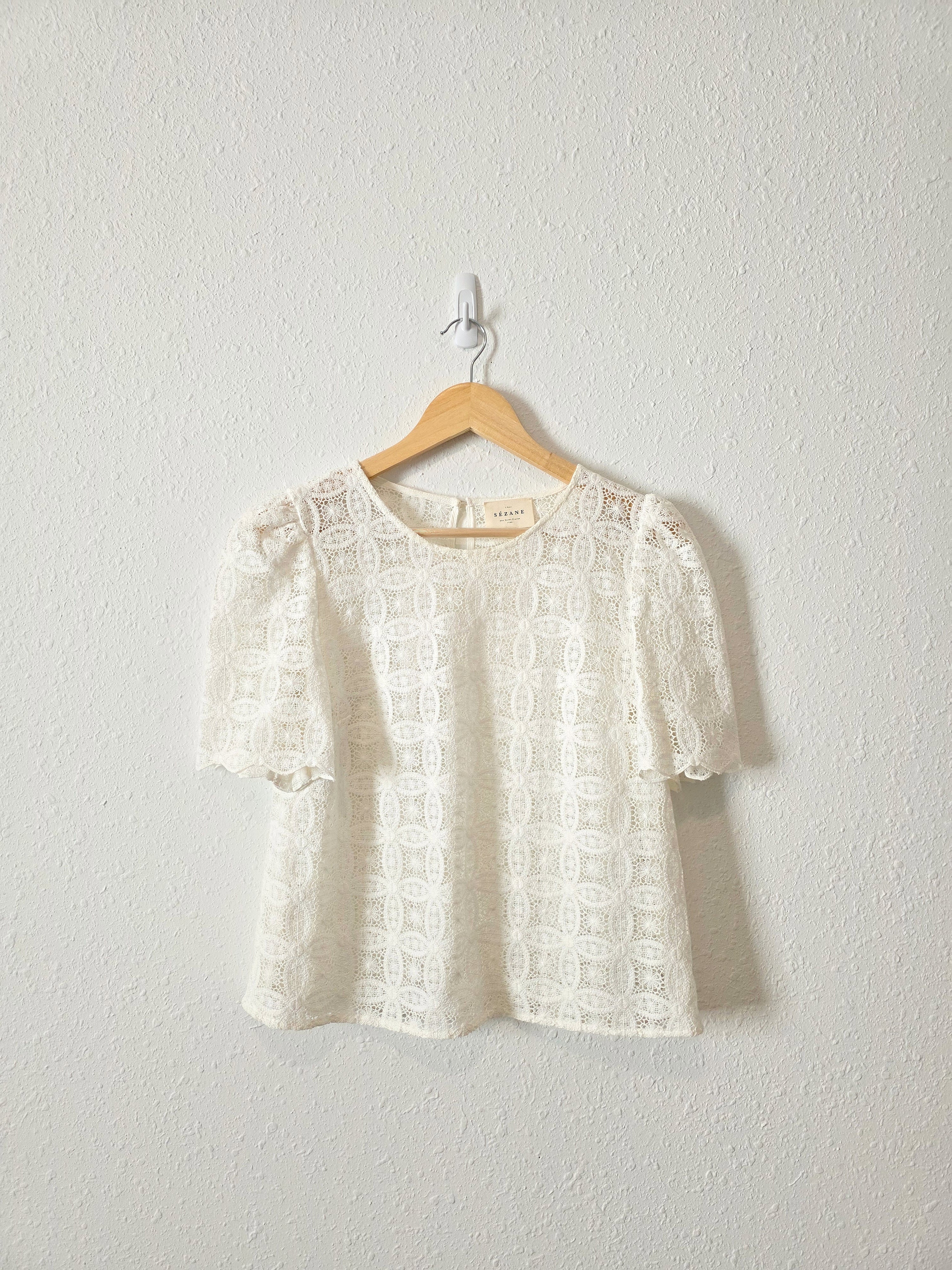 Sezane Lilo Crochet Blouse (6)