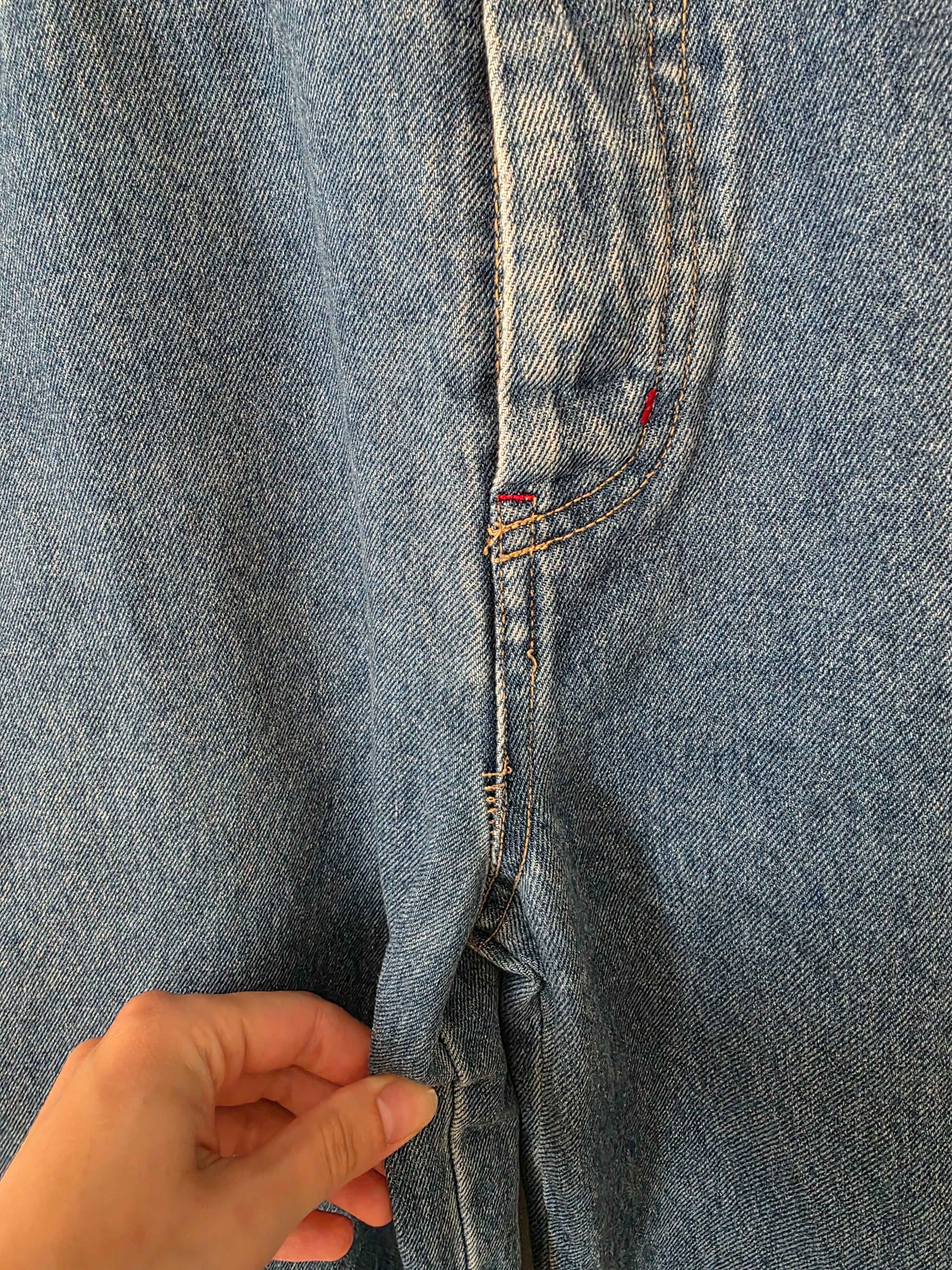 Vintage Straight Denim Overalls (XS)