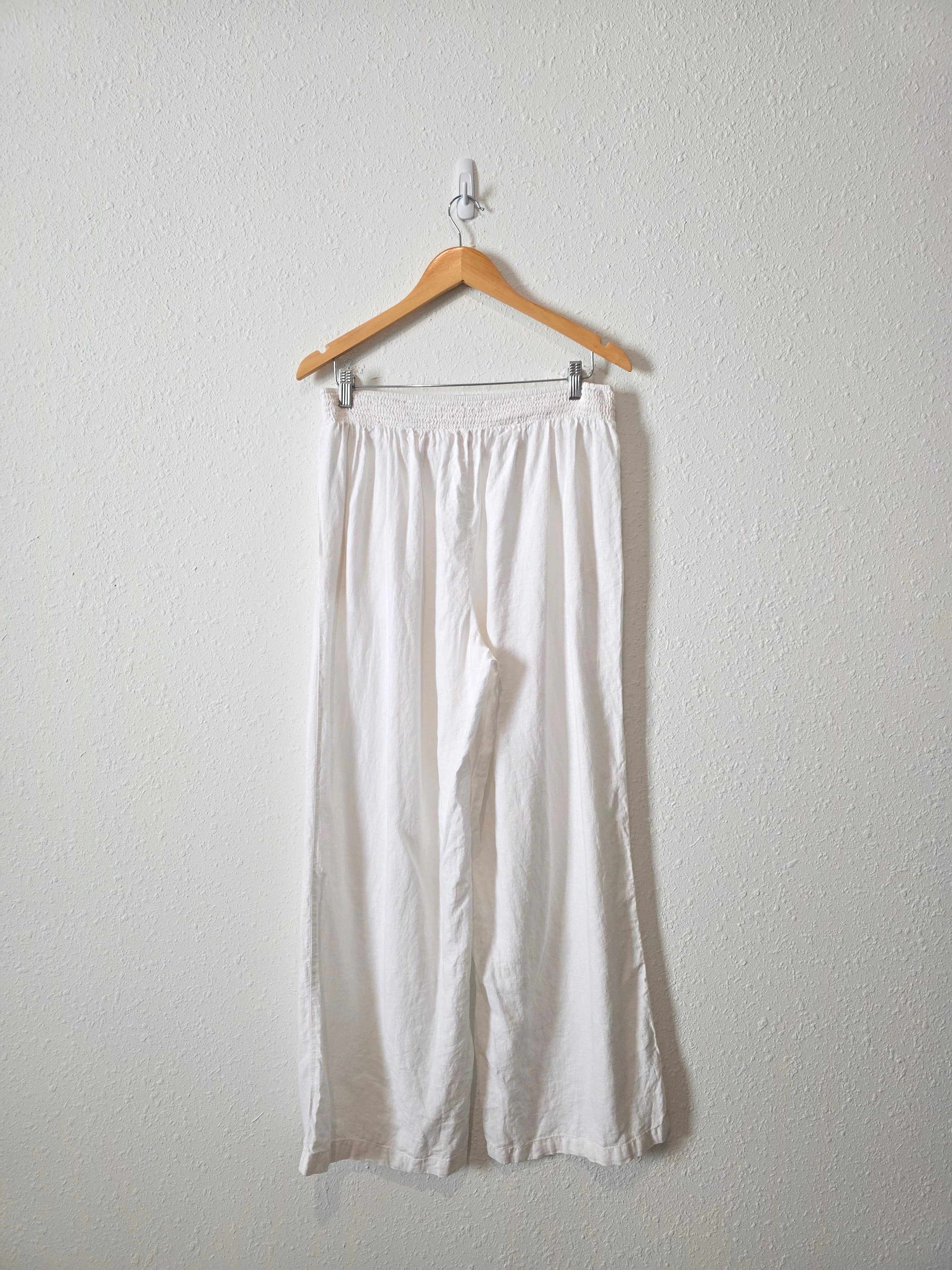 Aerie Linen Wide Leg Pants (L)