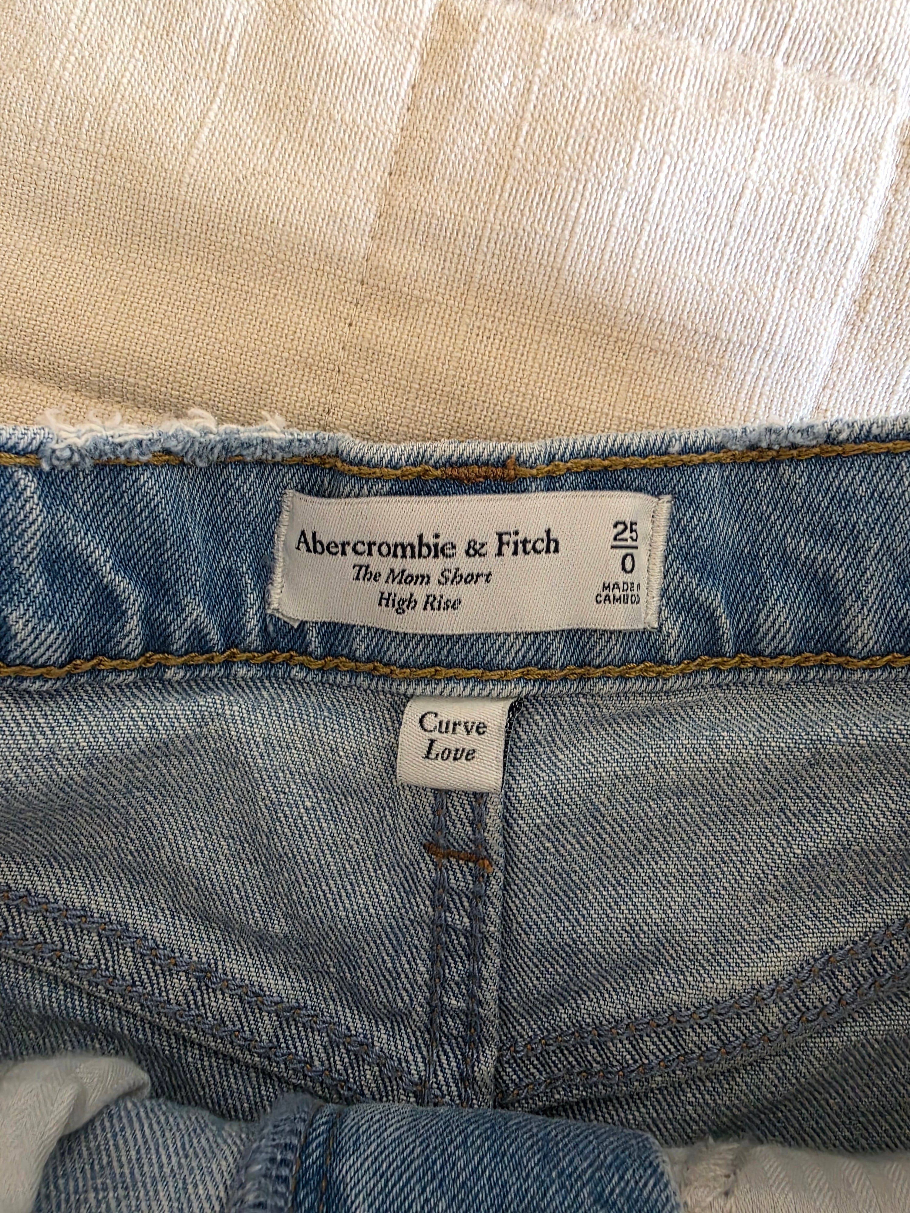 Abercrombie Denim Mom Shorts (25/0)