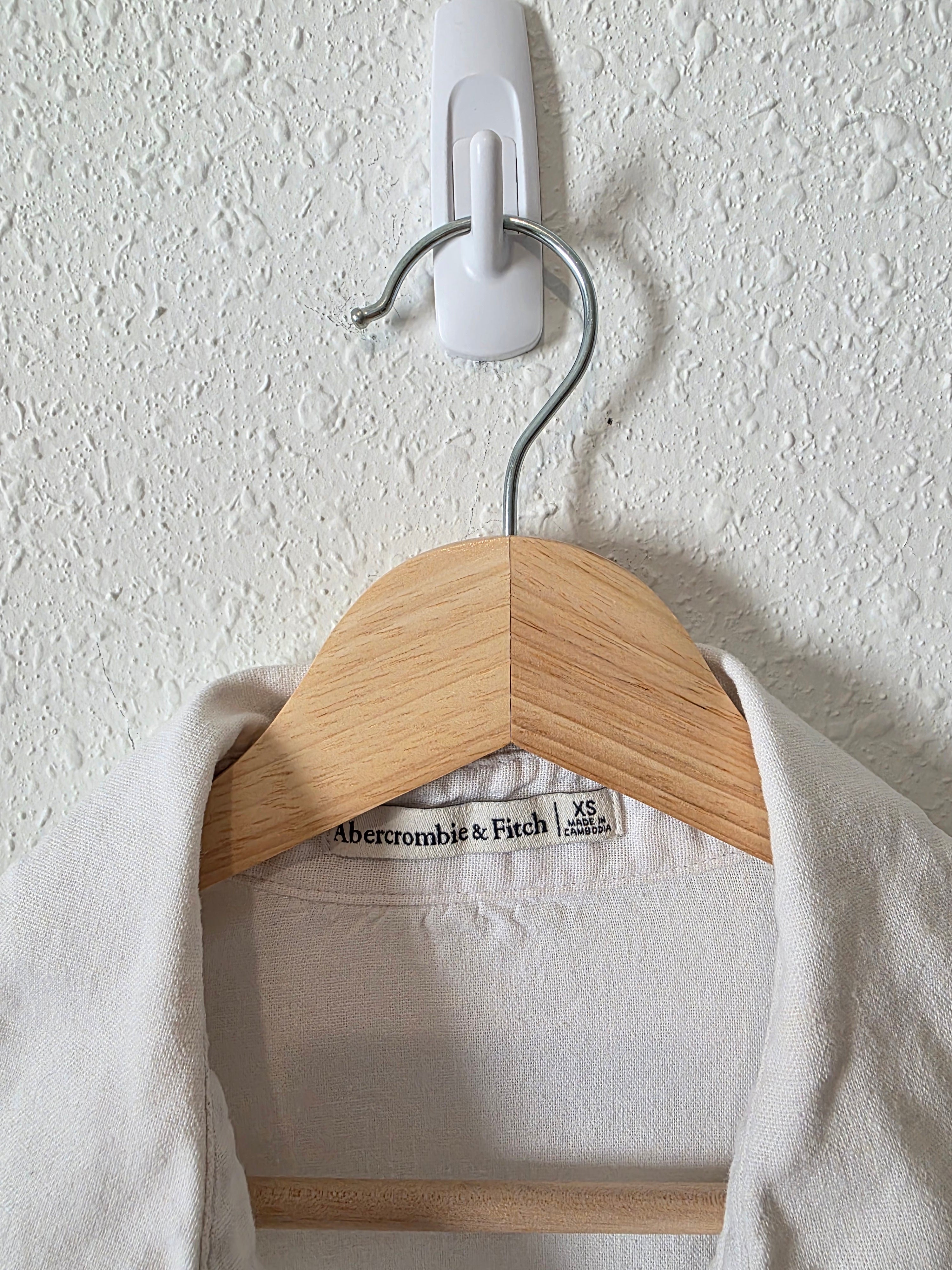 Abercrombie Linen Blend Shirt (XS)