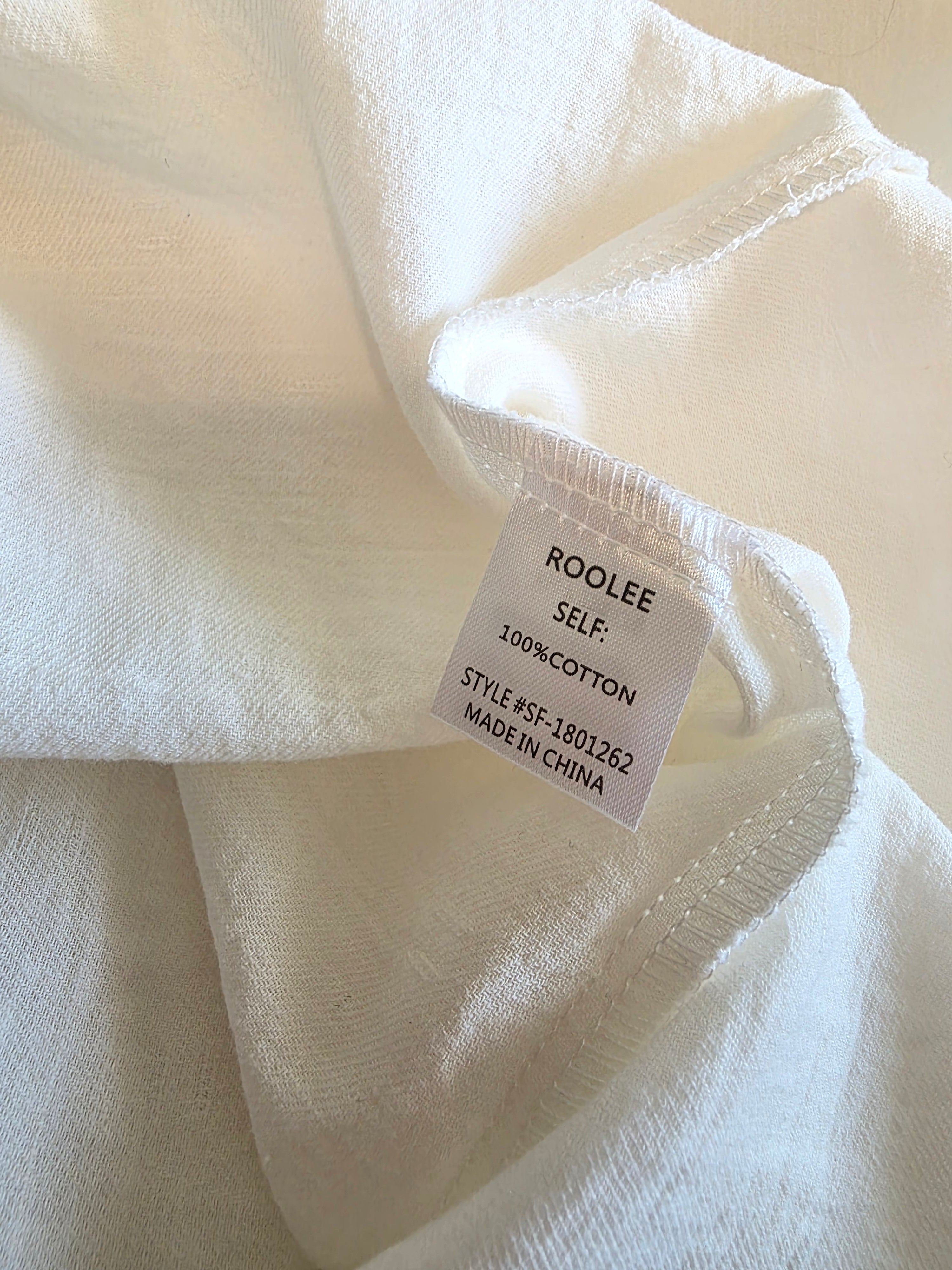 NEW Roolee Cotton Button Up (XXL)