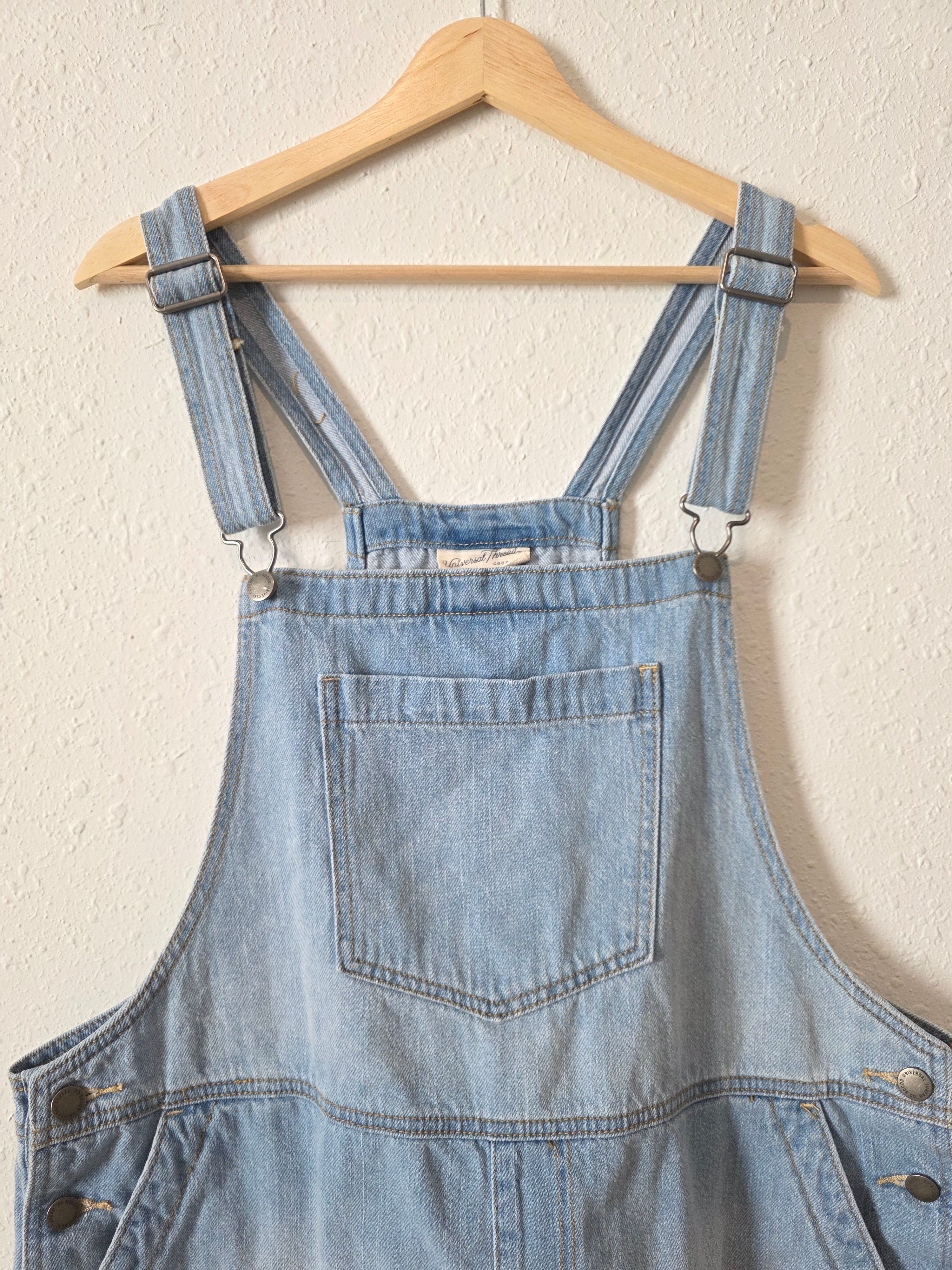 Light Wash Denim Shortalls (14)