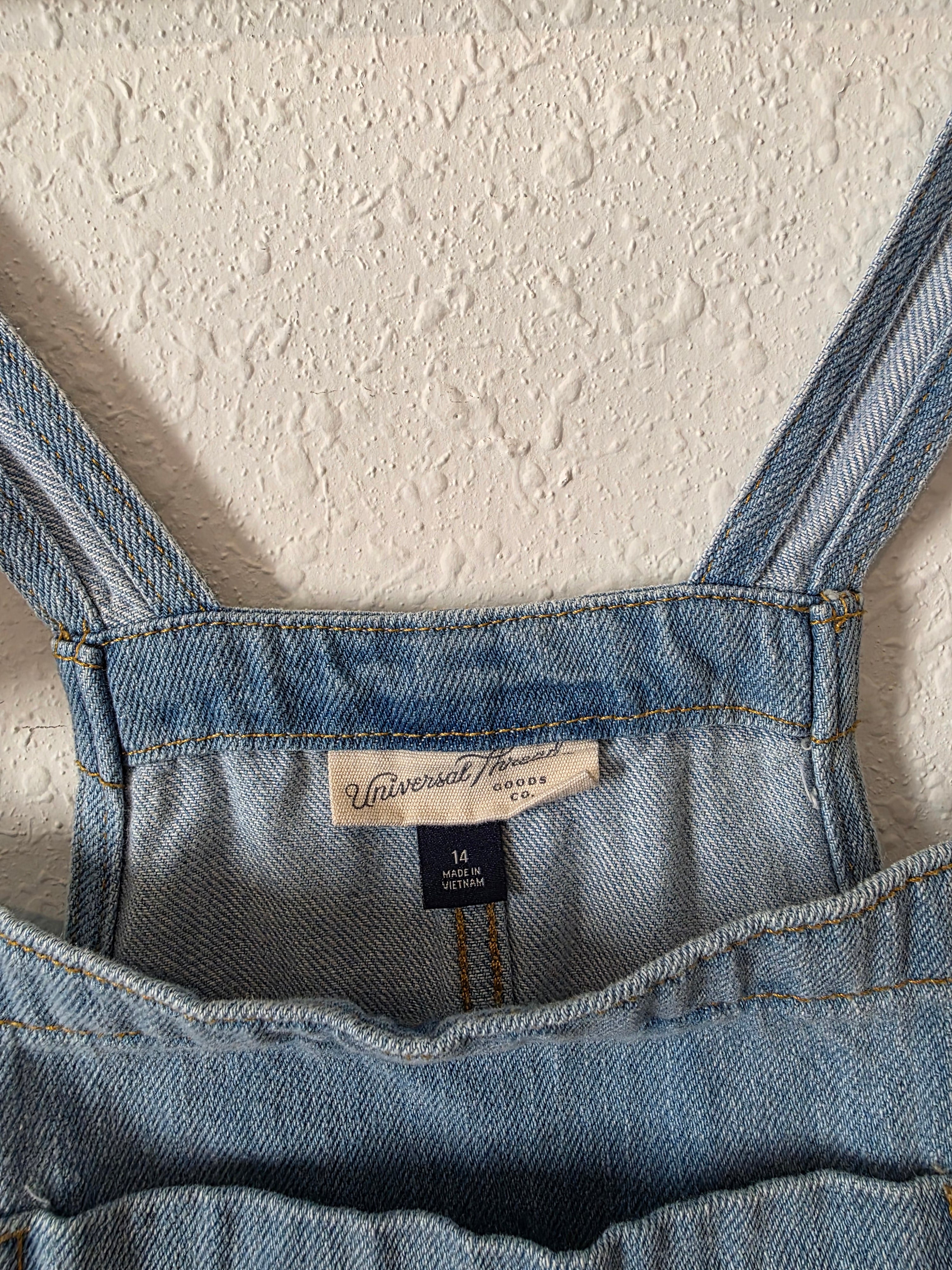 Light Wash Denim Shortalls (14)