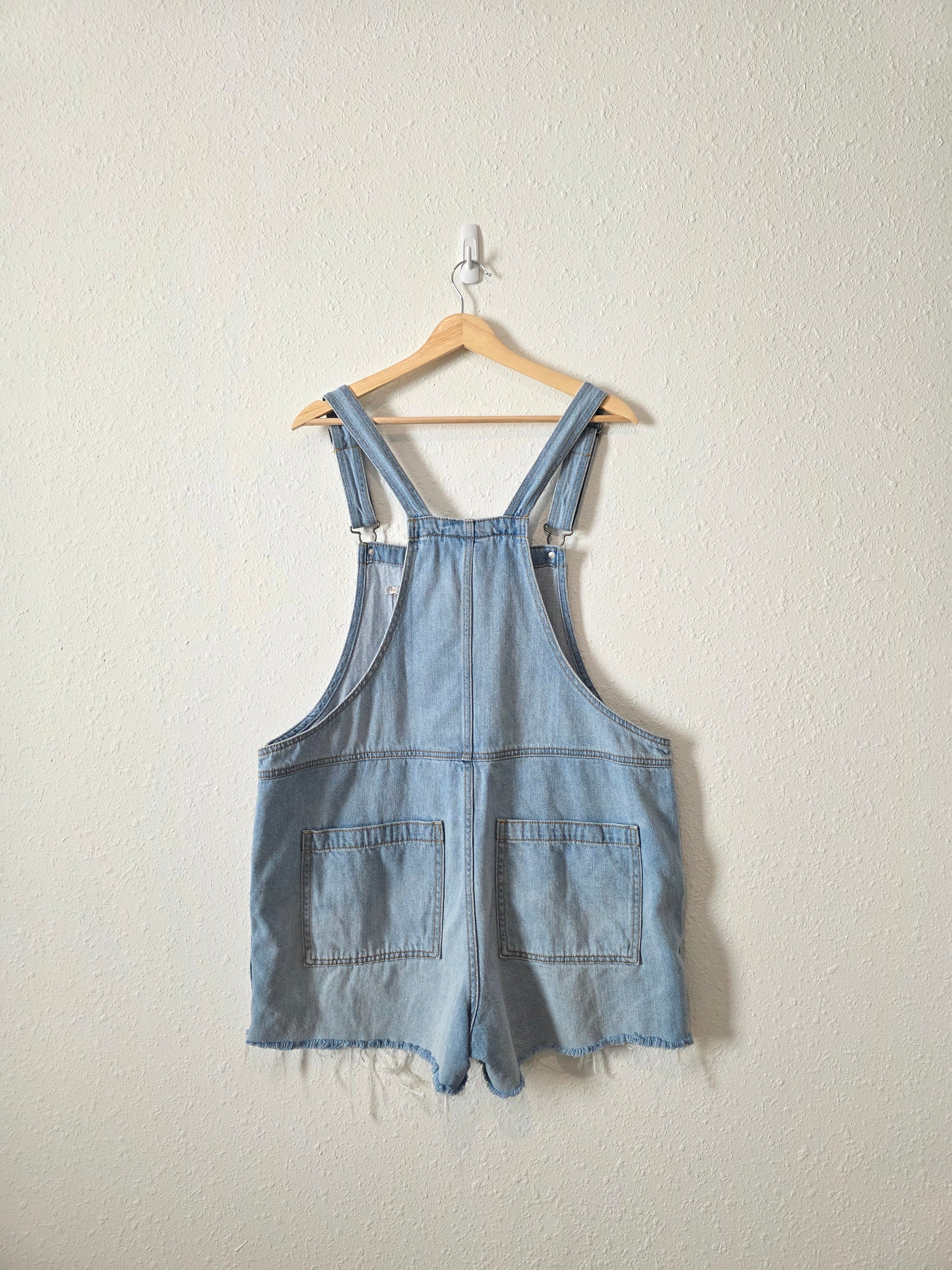 Light Wash Denim Shortalls (14)