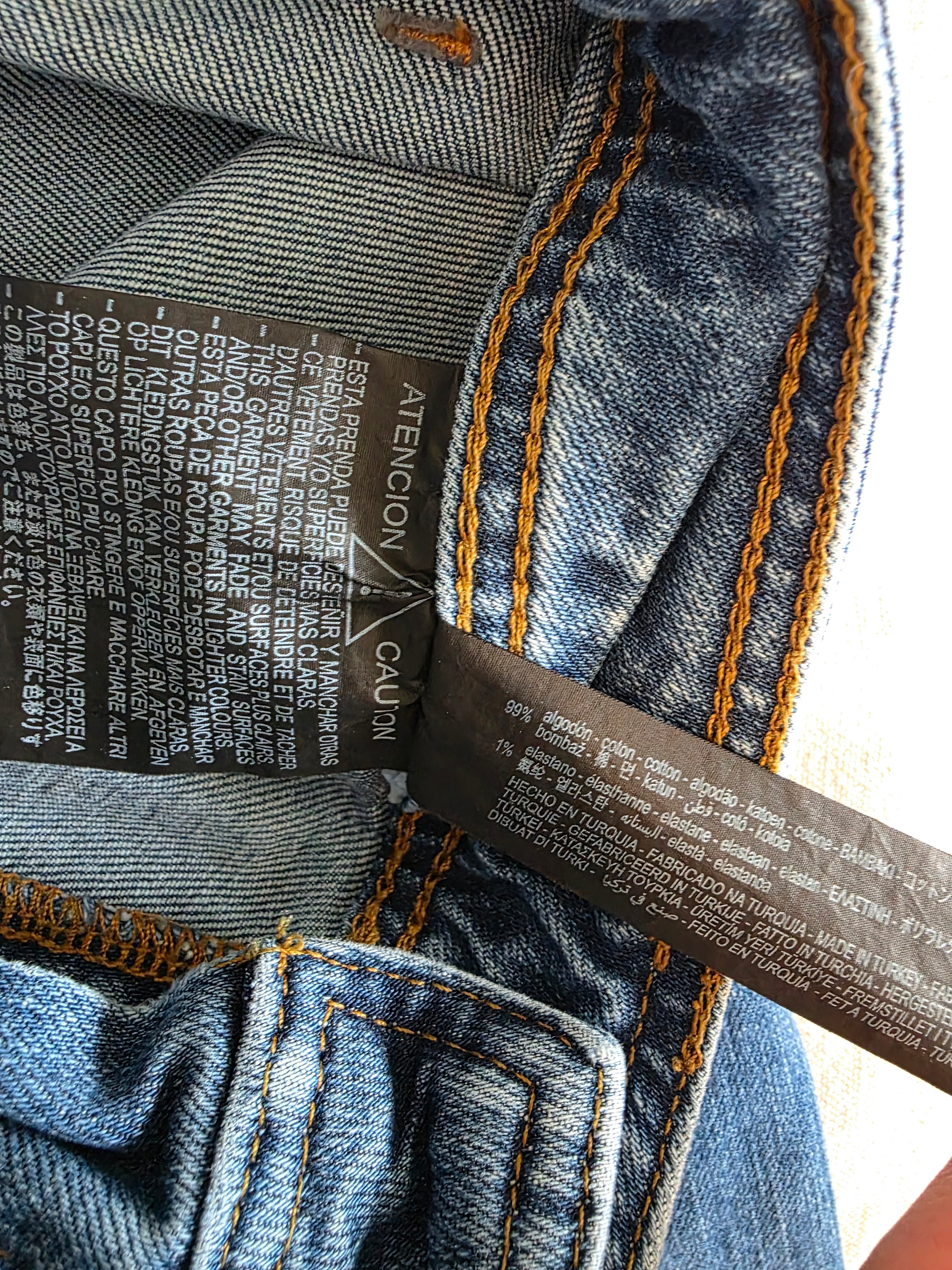 Zara Marine Straight/Wide Leg Jeans (2)