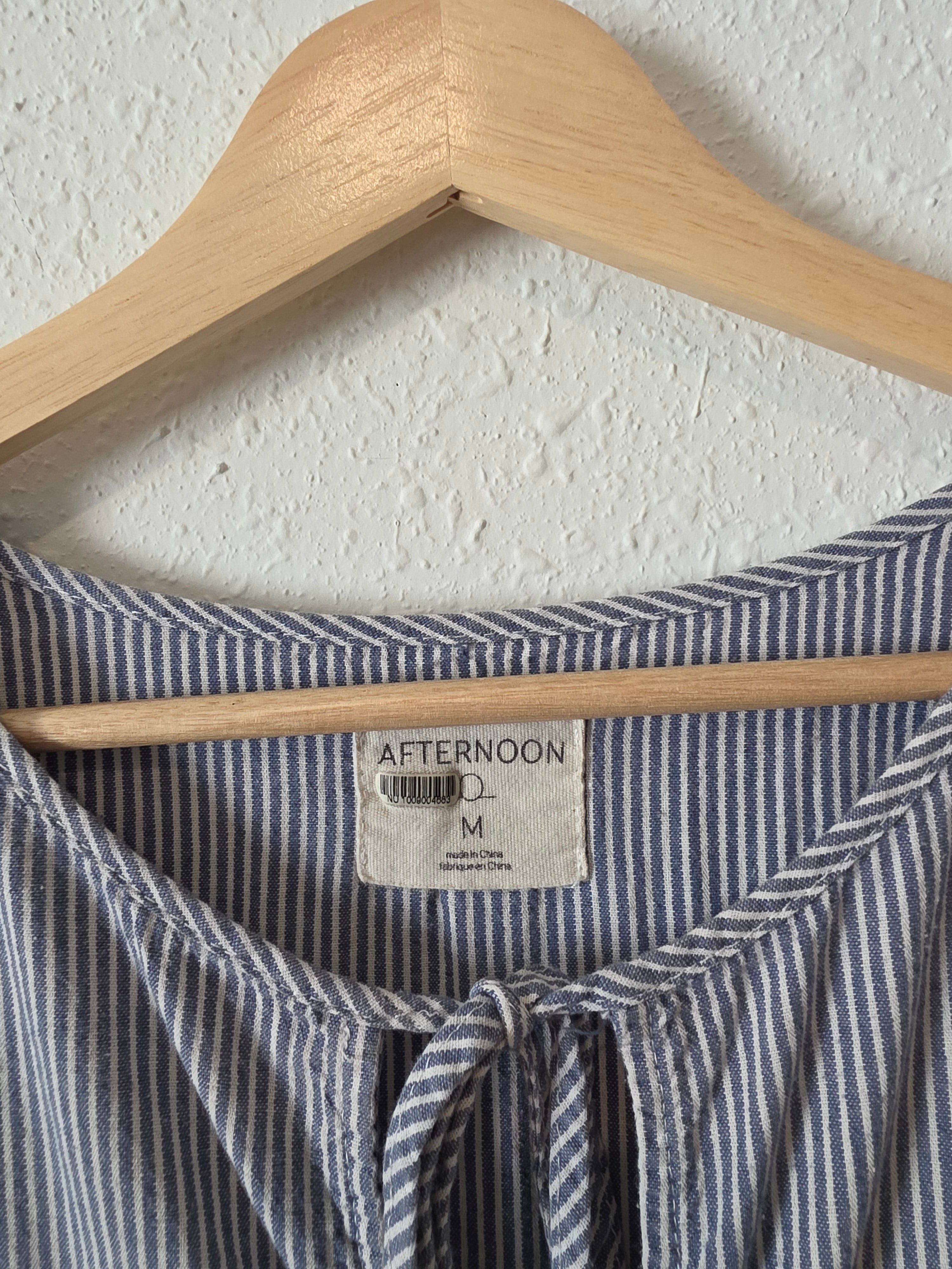 Anthropologie Striped Babydoll Dress (M)