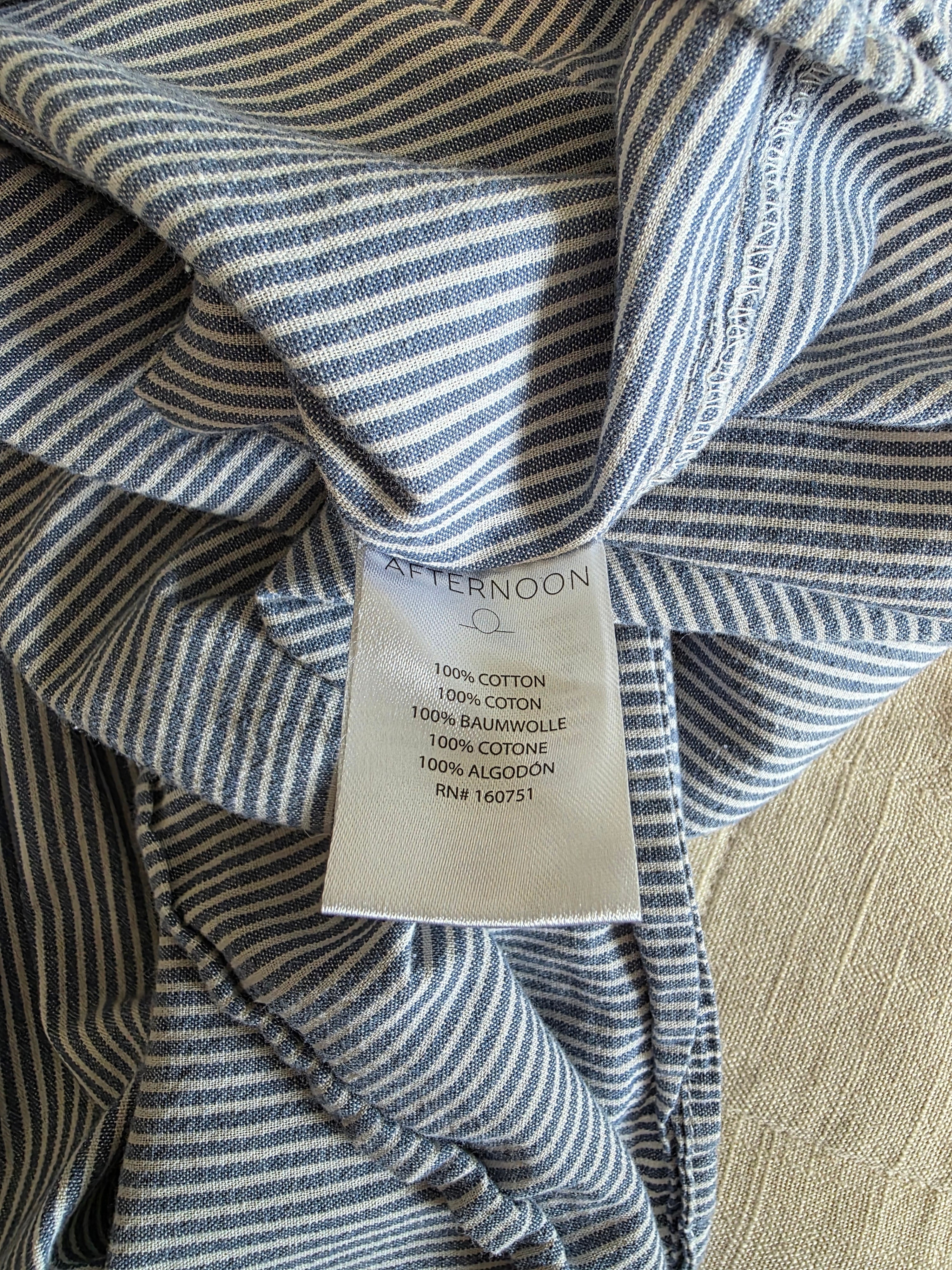 Anthropologie Striped Babydoll Dress (M)