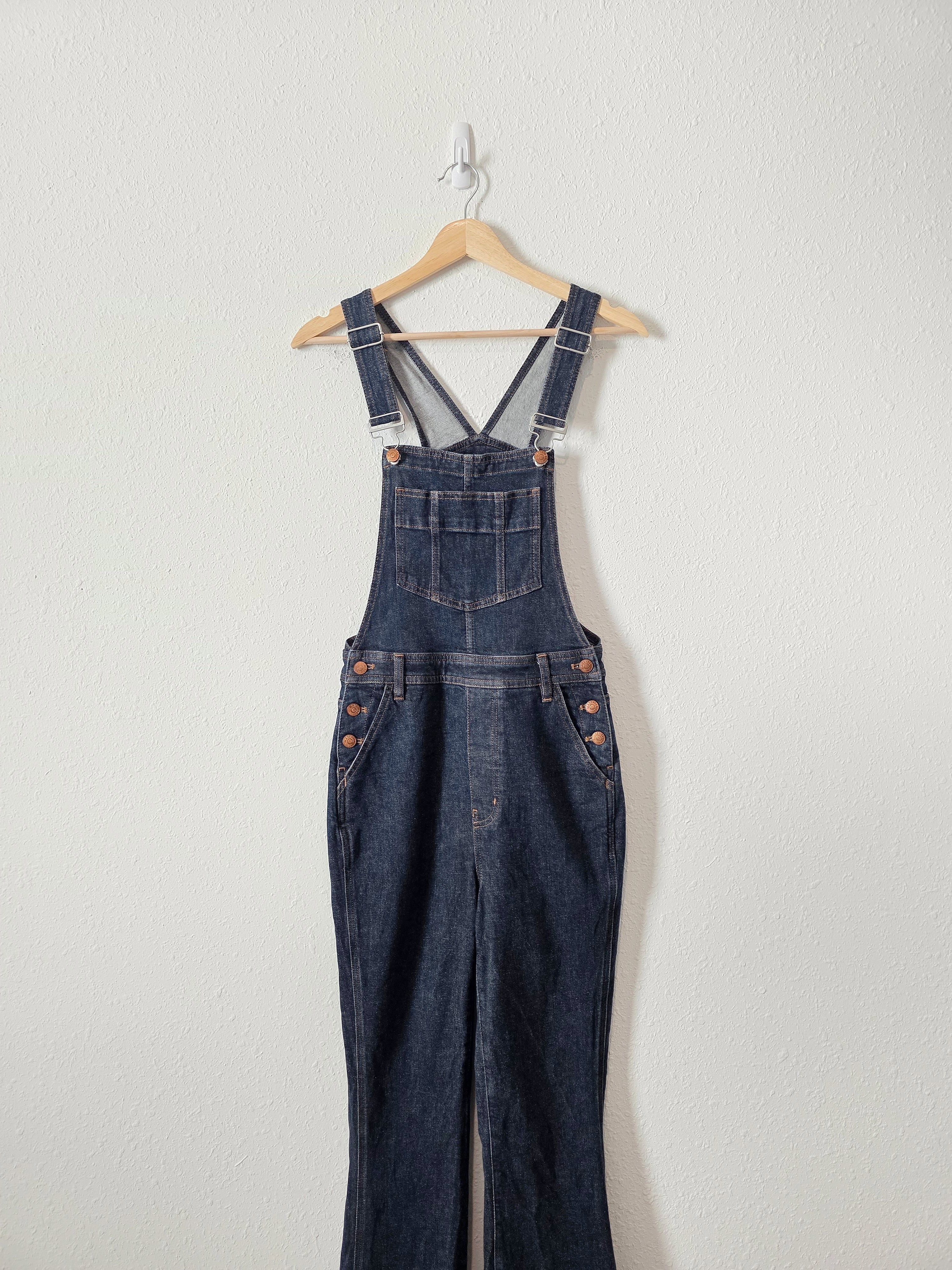 Madewell Flare Denim Overalls (2)